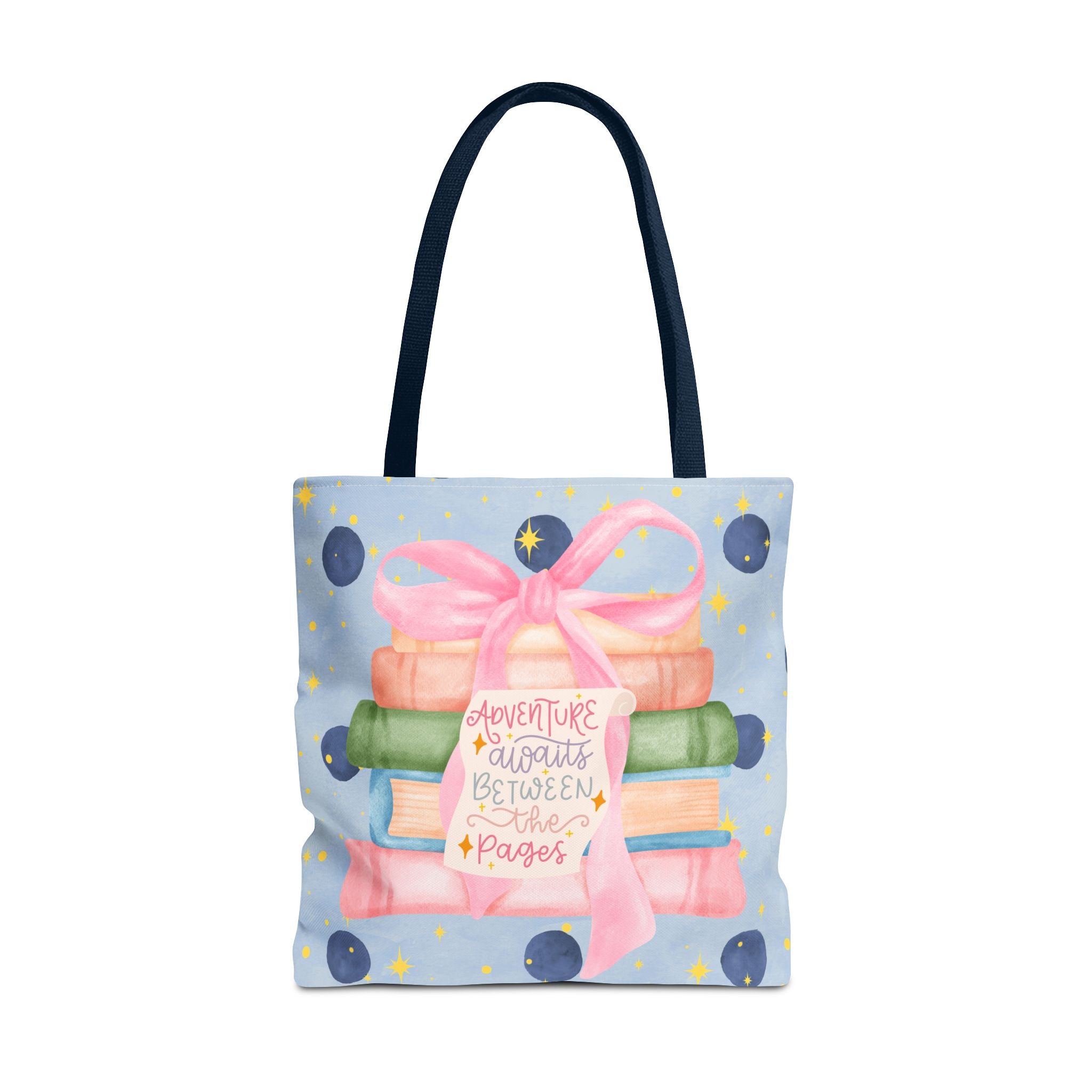 Adventure Awaits Between The Pages Tote Bag