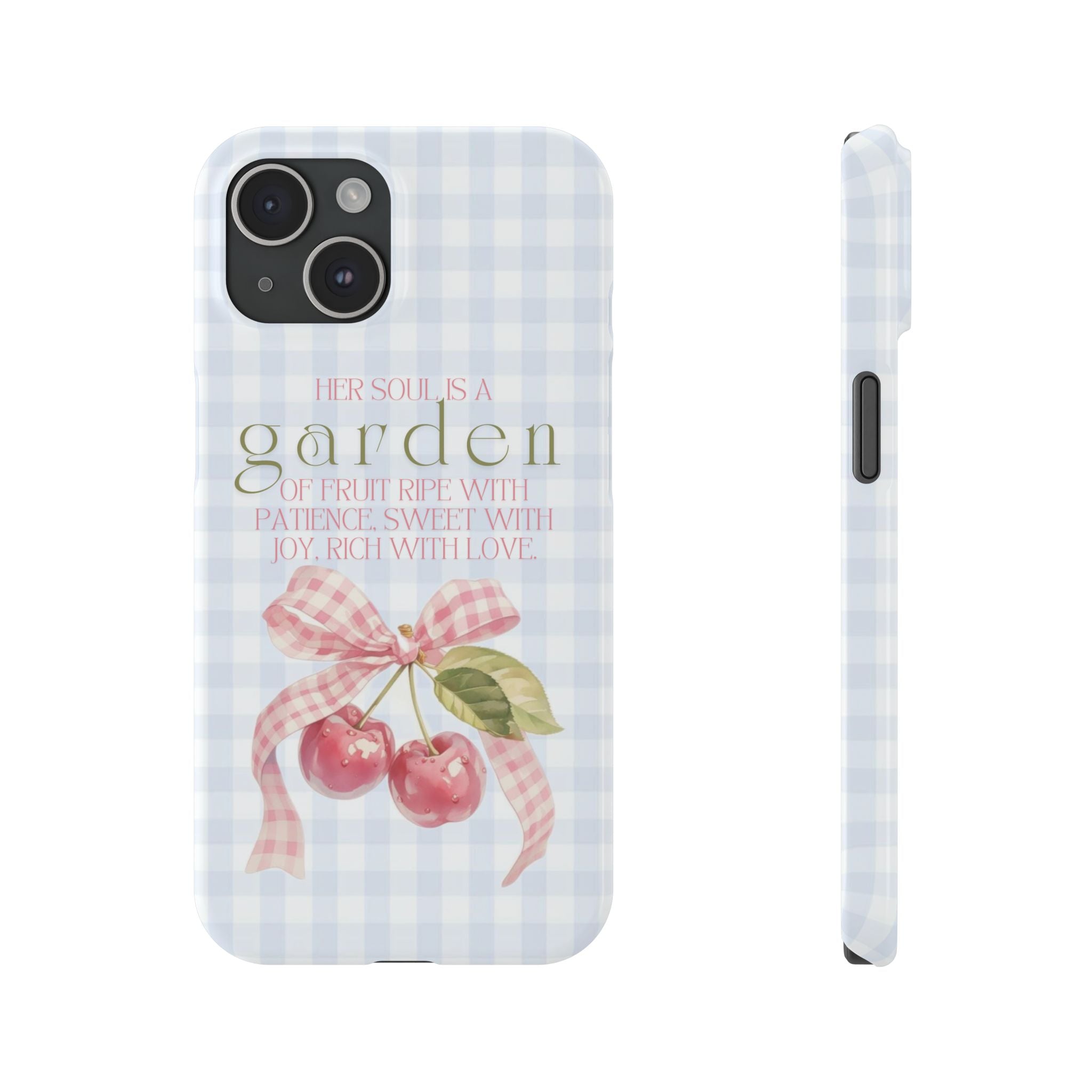 Her Soul Is A Garden iPhone Case
