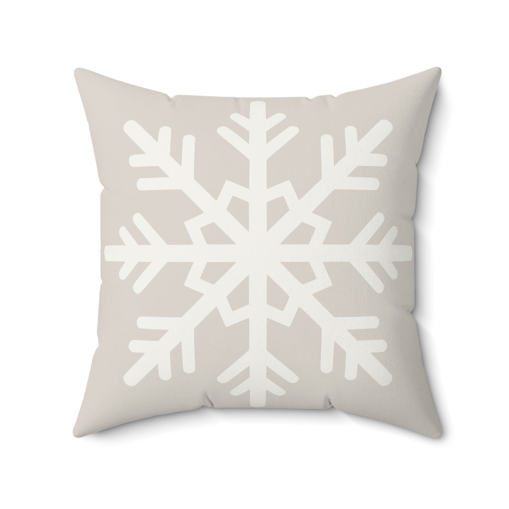 Winter Snowflake Pillow