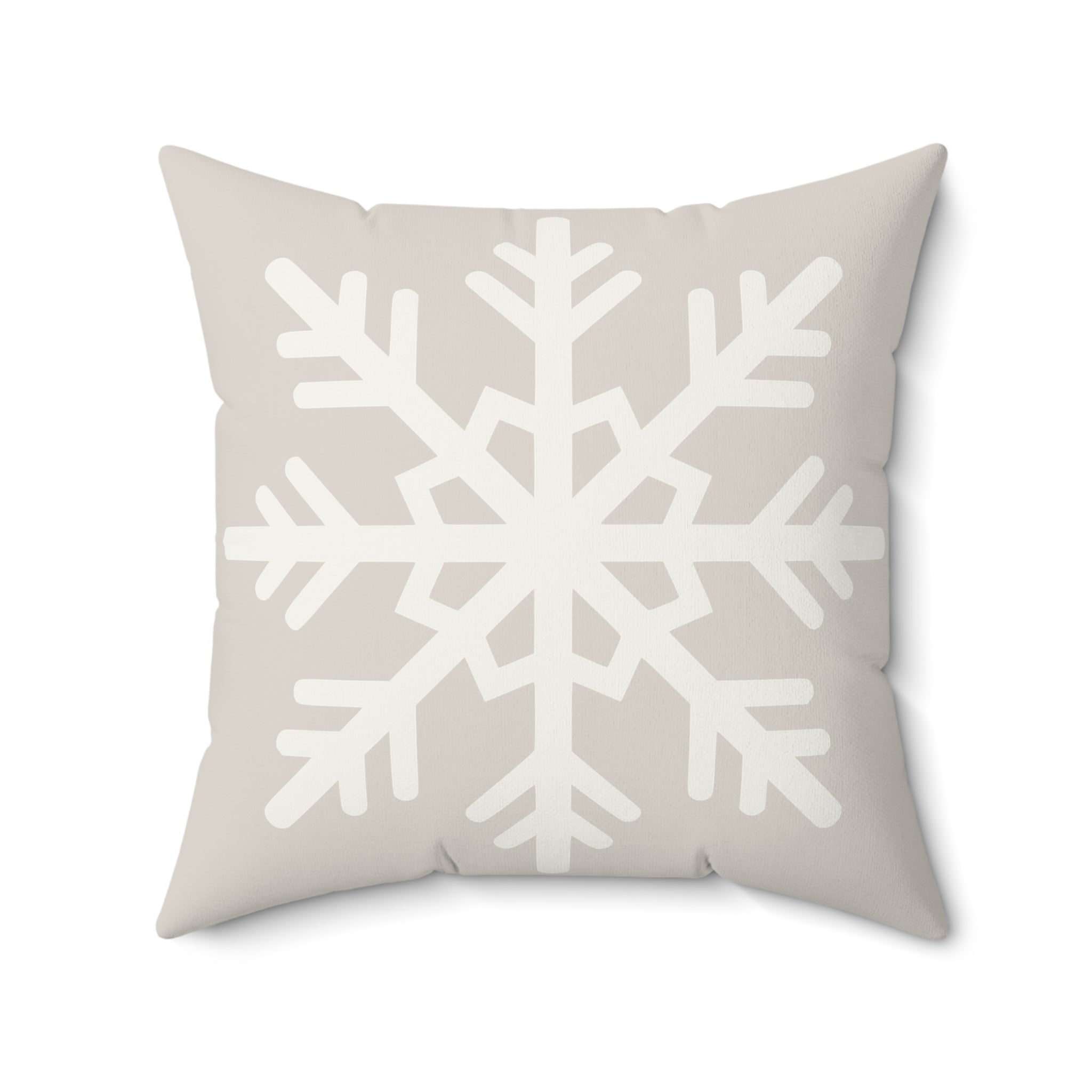 Winter Snowflake Pillow