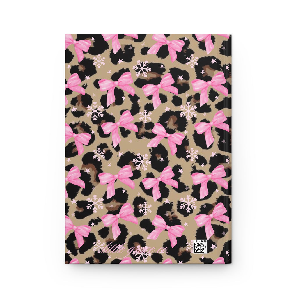 Pink Bow Snowflake Journal