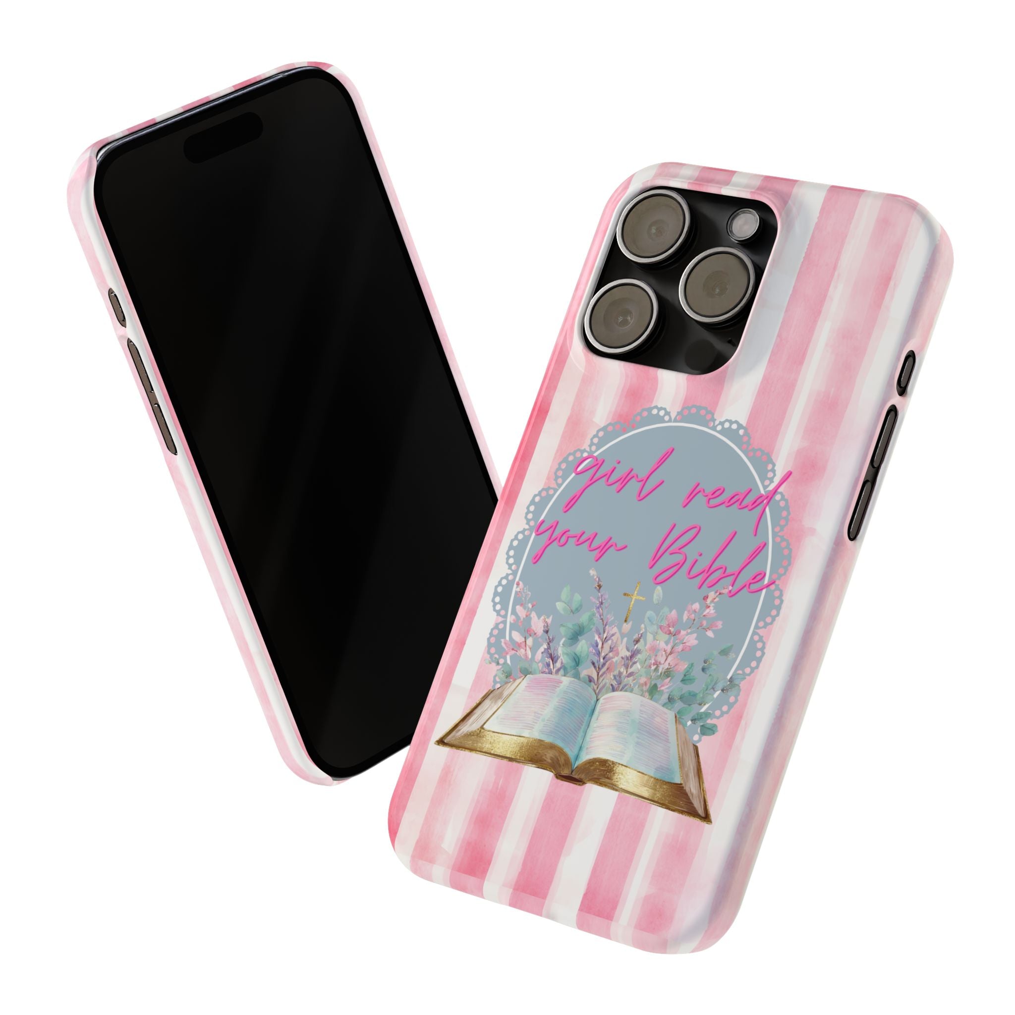 Girl Read Your Bible iPhone Case