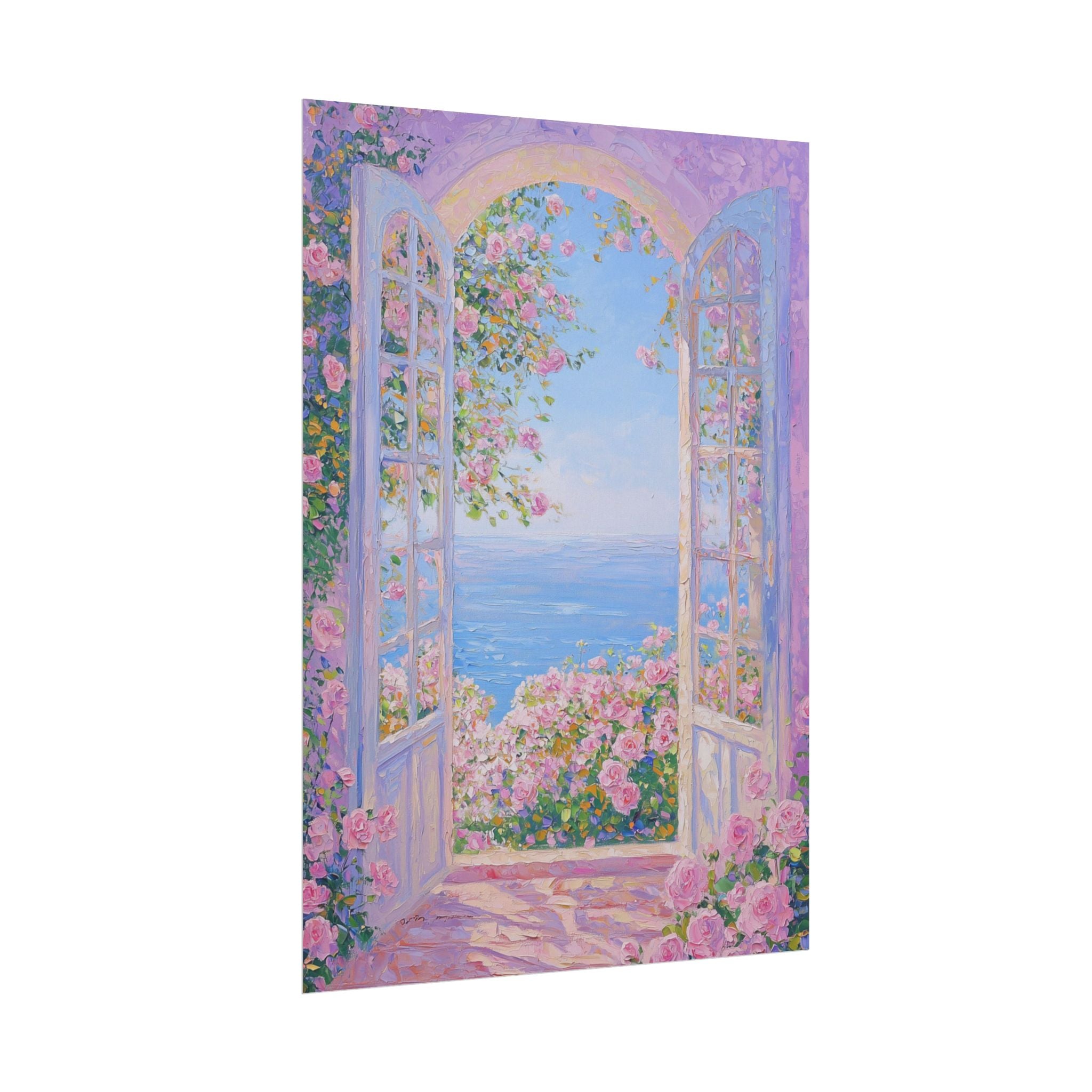 Flower Balcony Unframed Poster