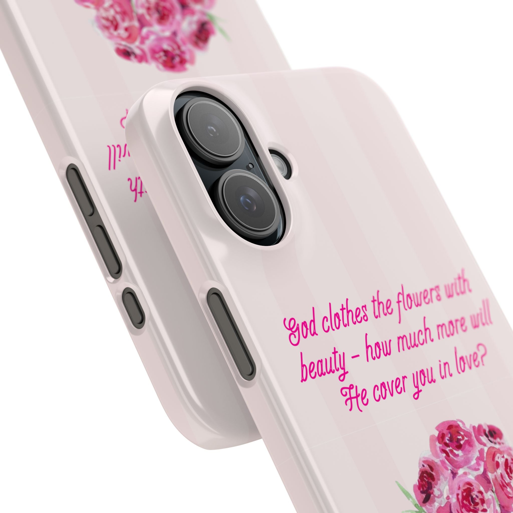 God Clothes The Flowers In Beauty Calling iPhone Case