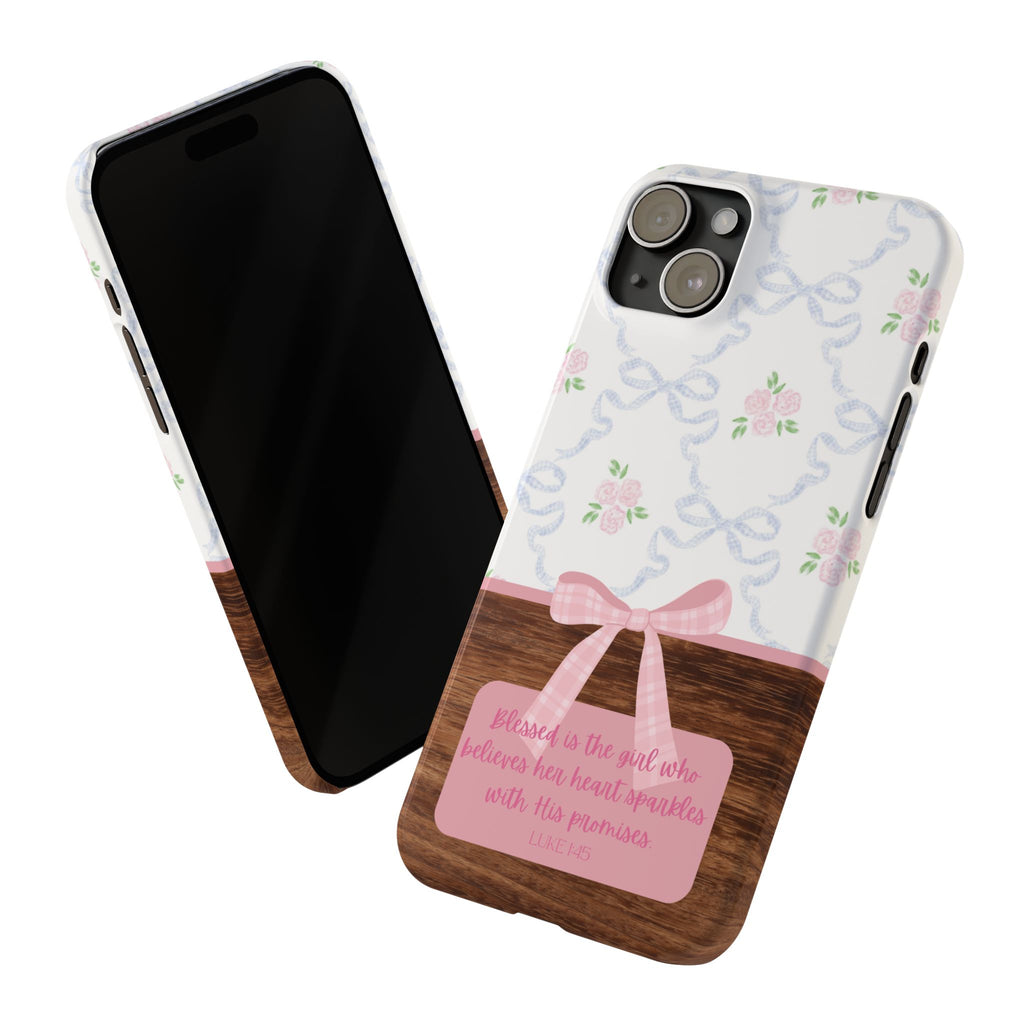 Blessed Is The Girl iPhone Case