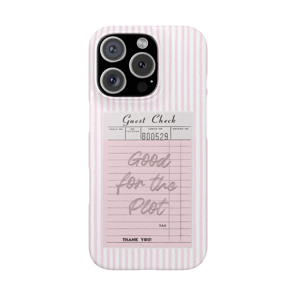 Good For The Plot iPhone Case