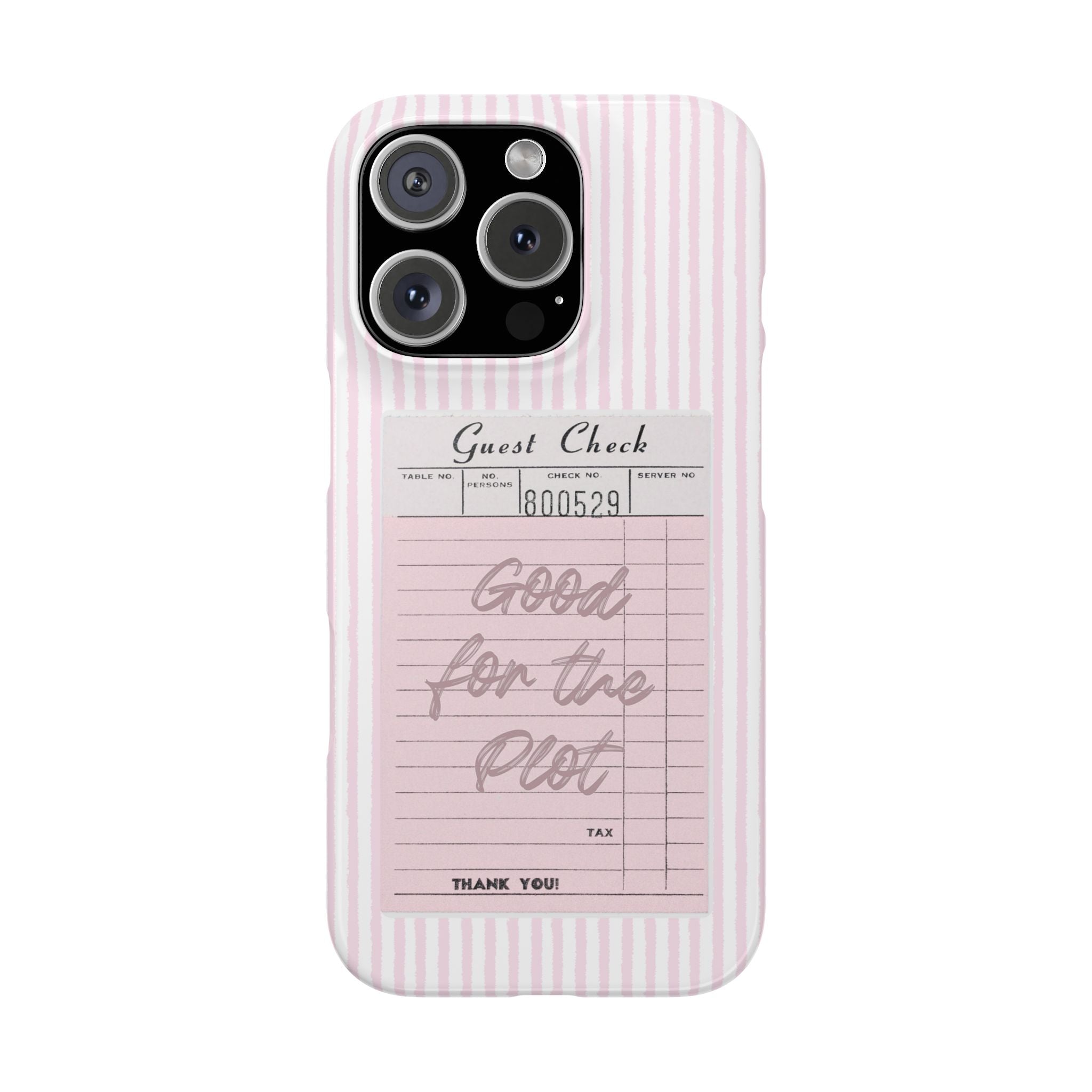 Good For The Plot iPhone Case