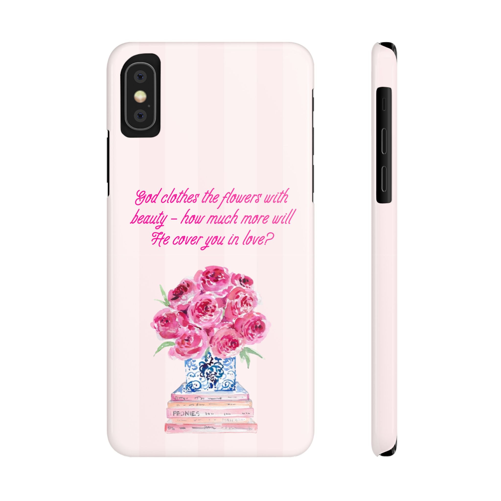 God Clothes The Flowers In Beauty Calling iPhone Case