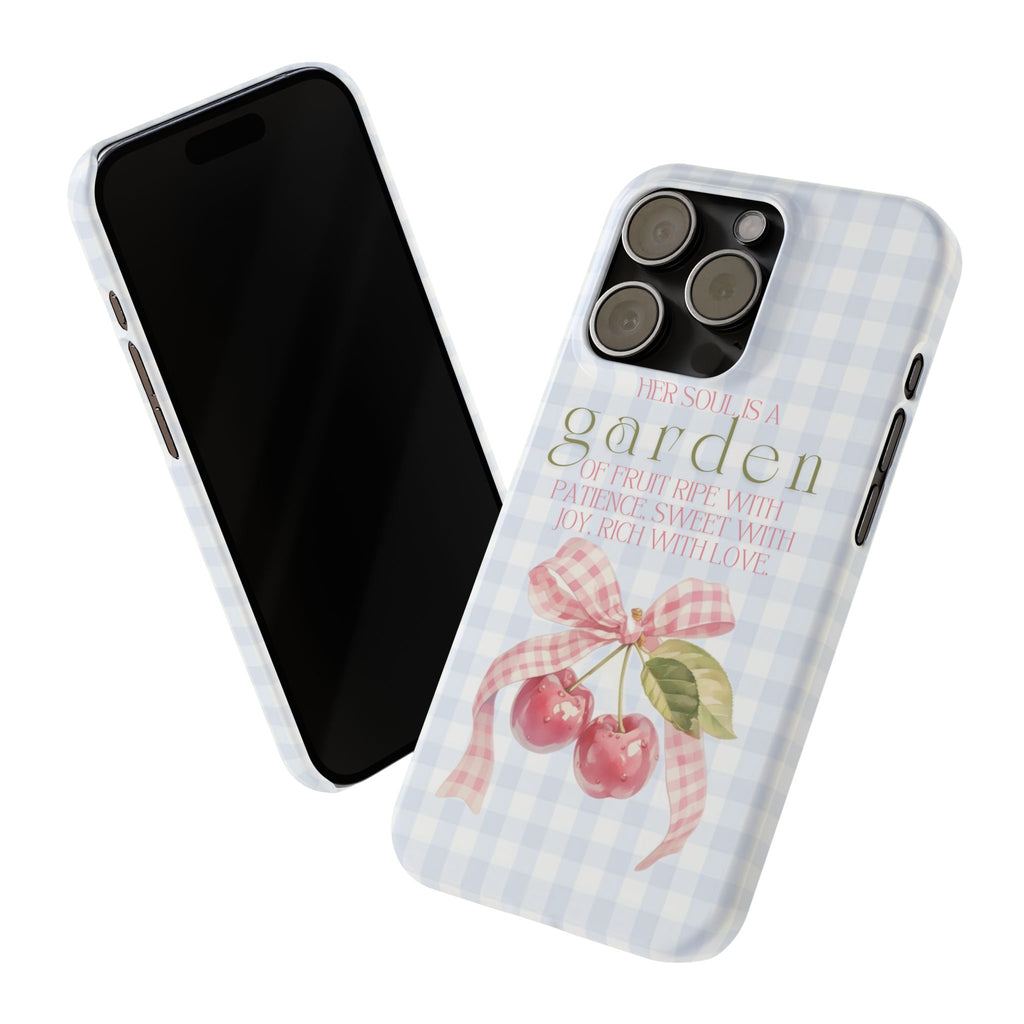 Her Soul Is A Garden iPhone Case