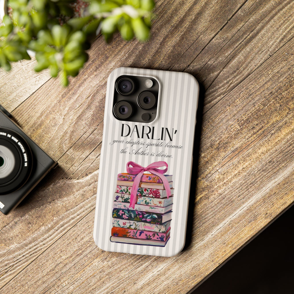Darlin’ The Author Is Devine iPhone Case