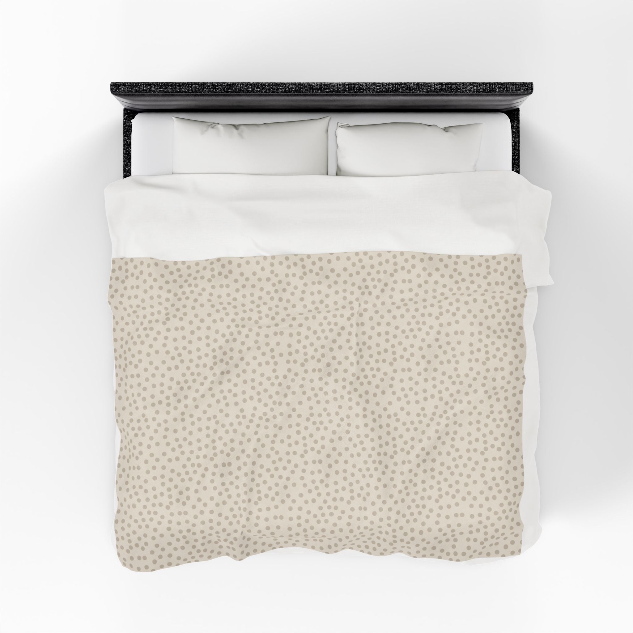 Dotty Oversized Throw Blanket By Little Grace co.