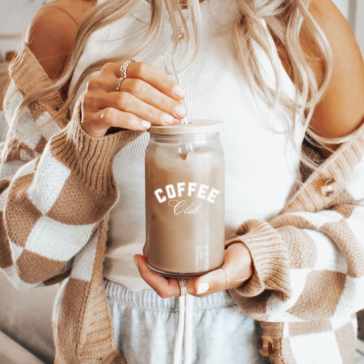 Coffee Club Glass