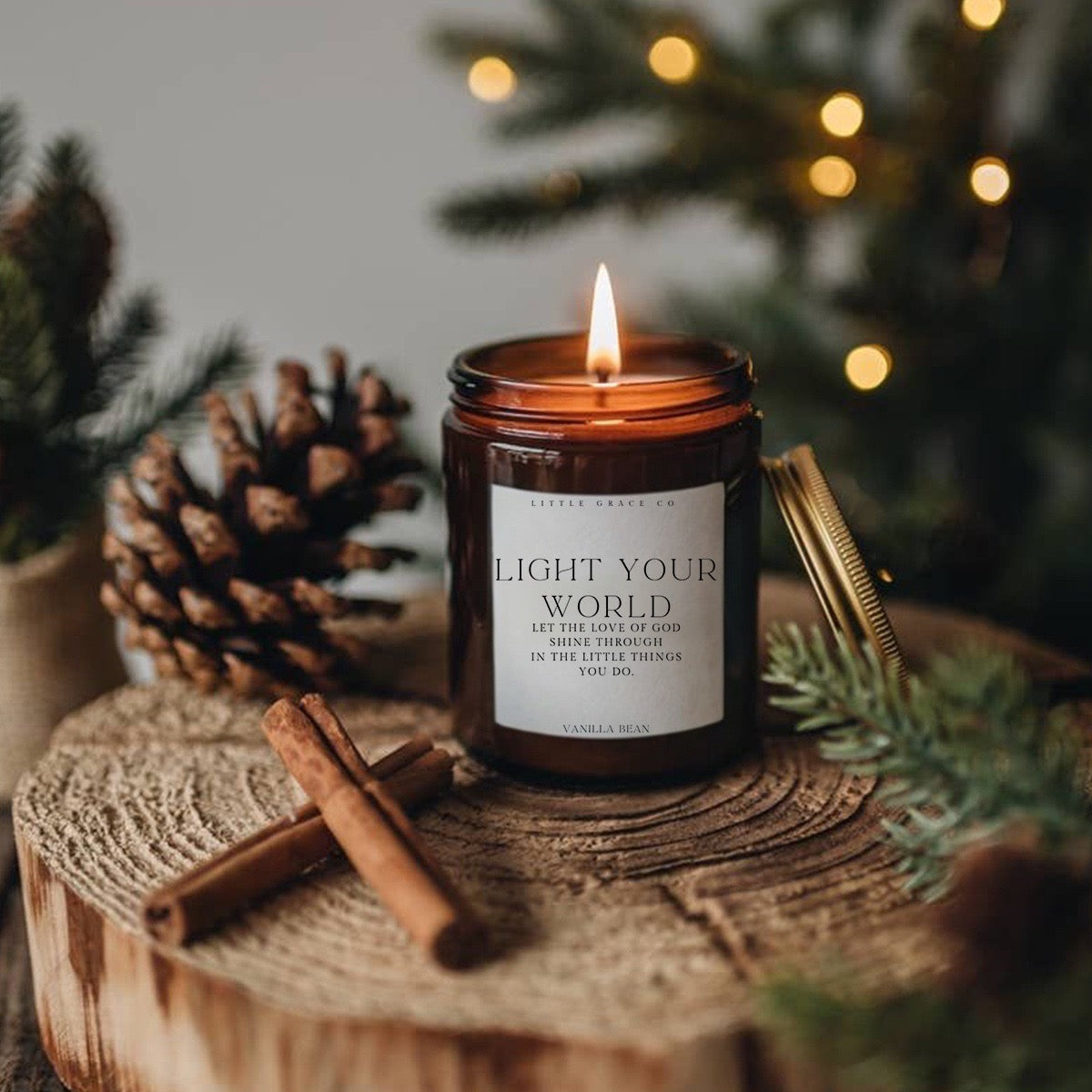 Light Your World Vanilla Bean Candle