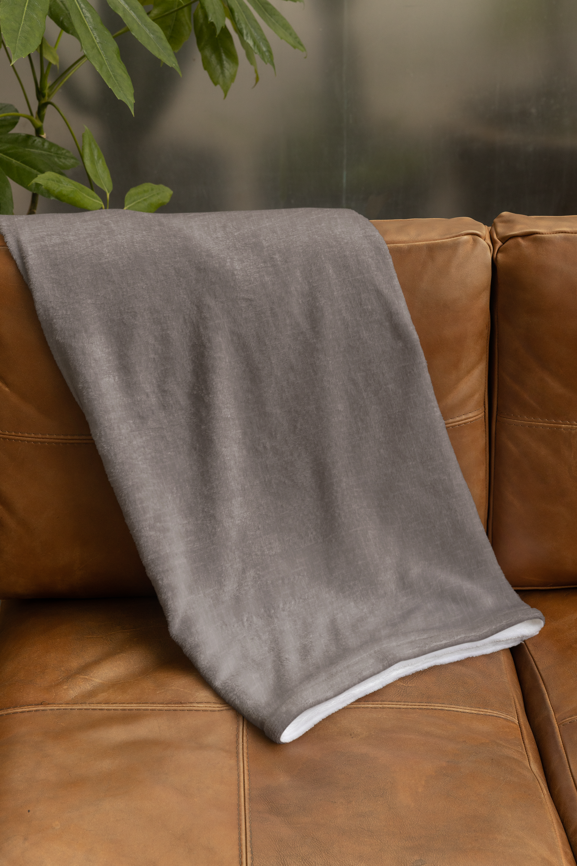 Cozy Brown Oversized Throw Blanket By Little Grace co.