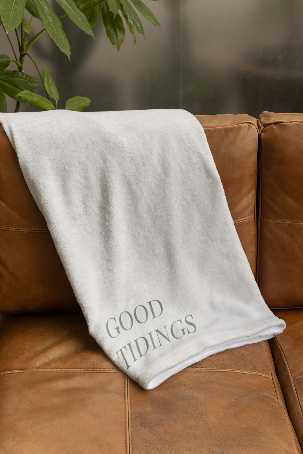 Good Tidings Oversized Throw Blanket By Little Grace co.