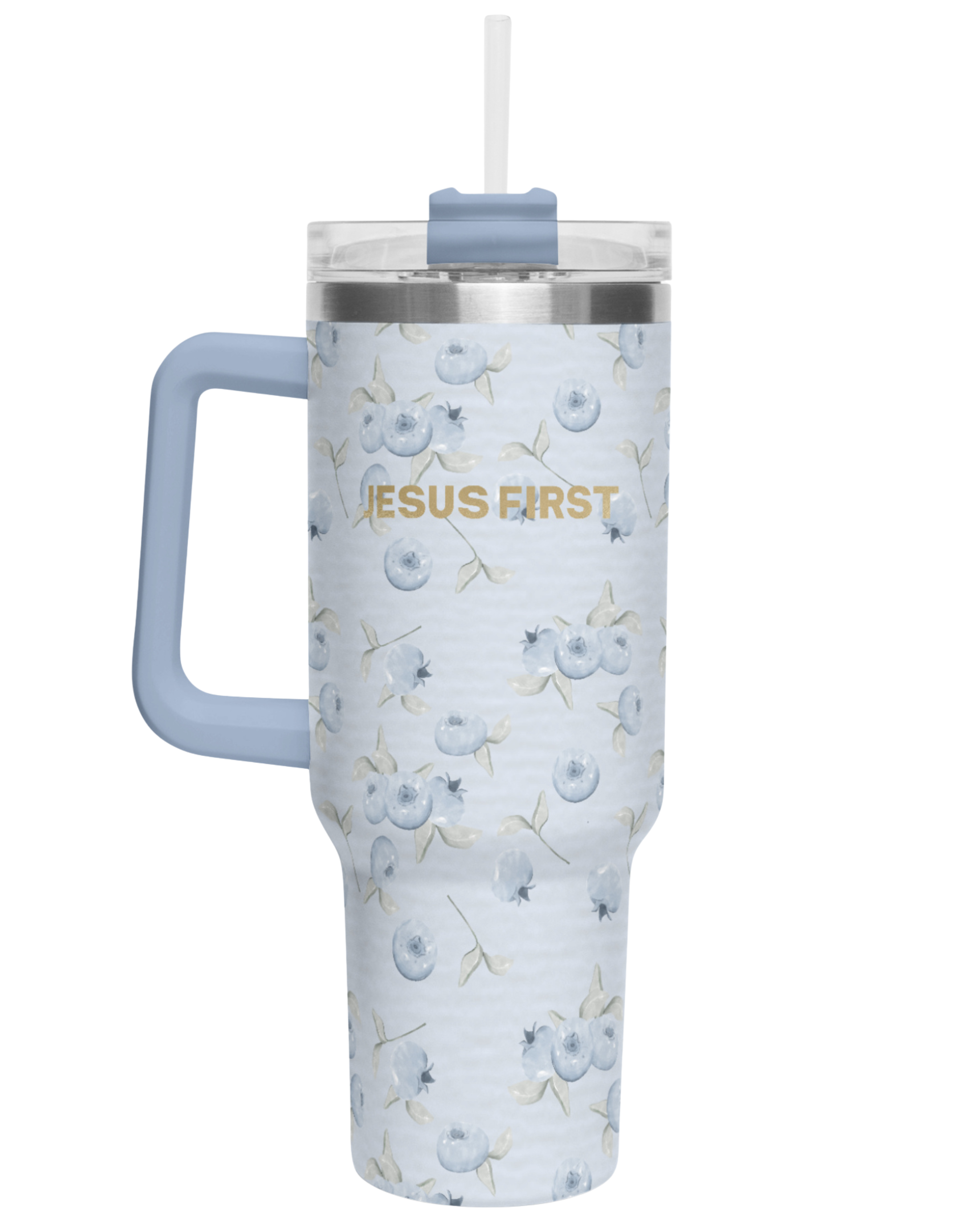 Jesus First Blueberry 40oz Tumbler