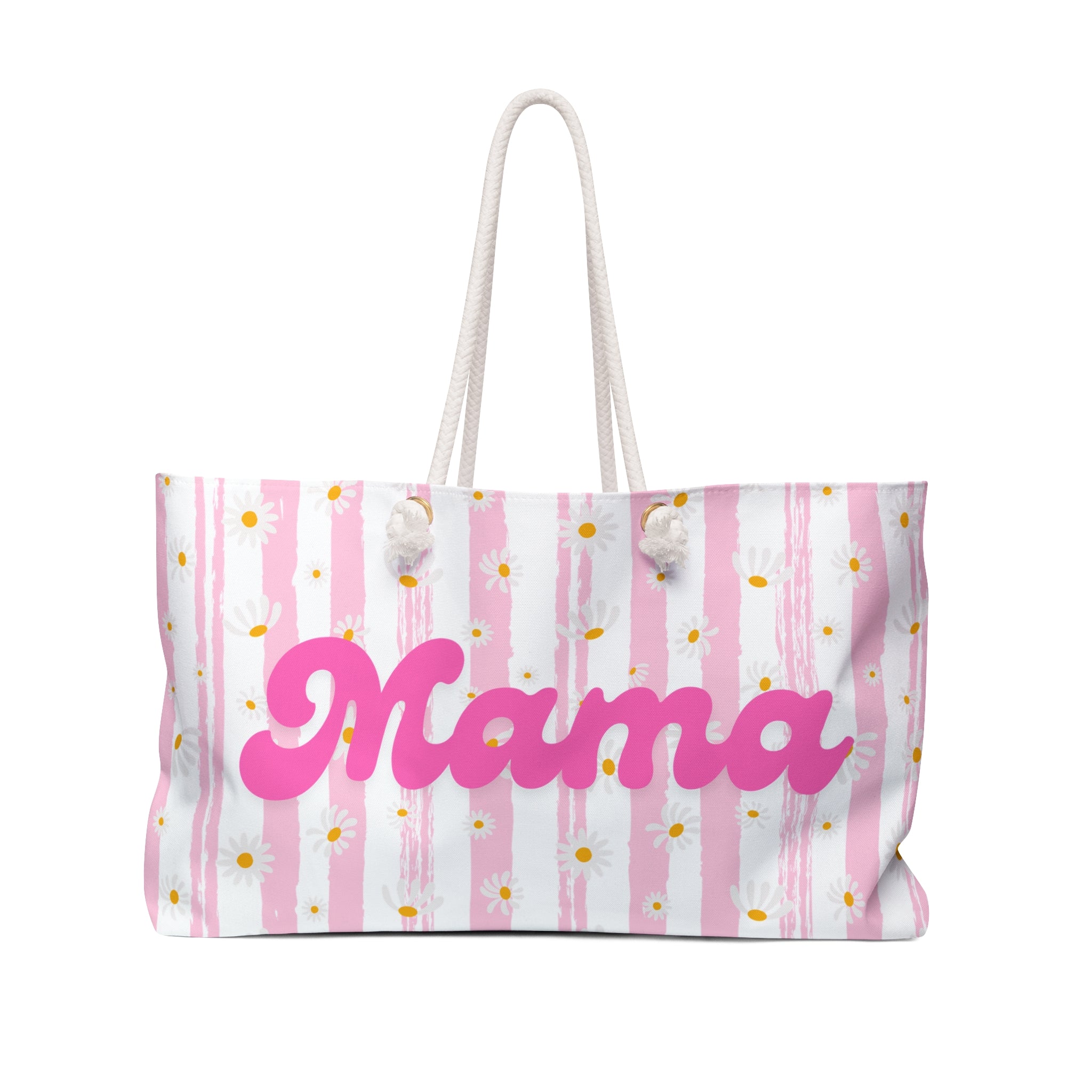 Pink Daisy Mama Weekender Bag