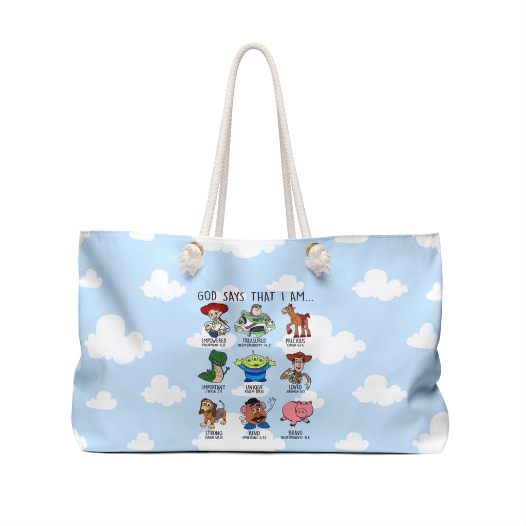 God Says TS Weekender Bag