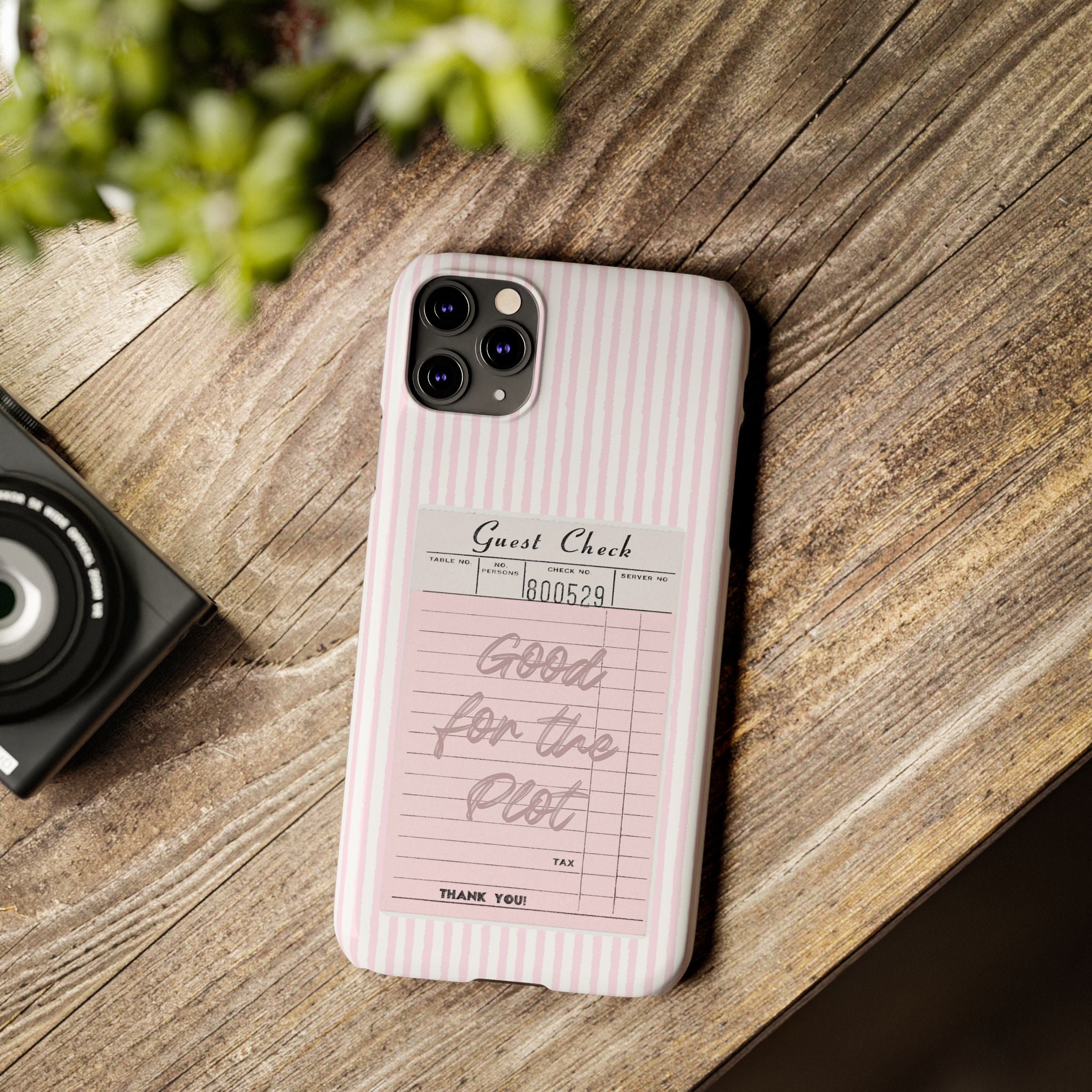 Good For The Plot iPhone Case