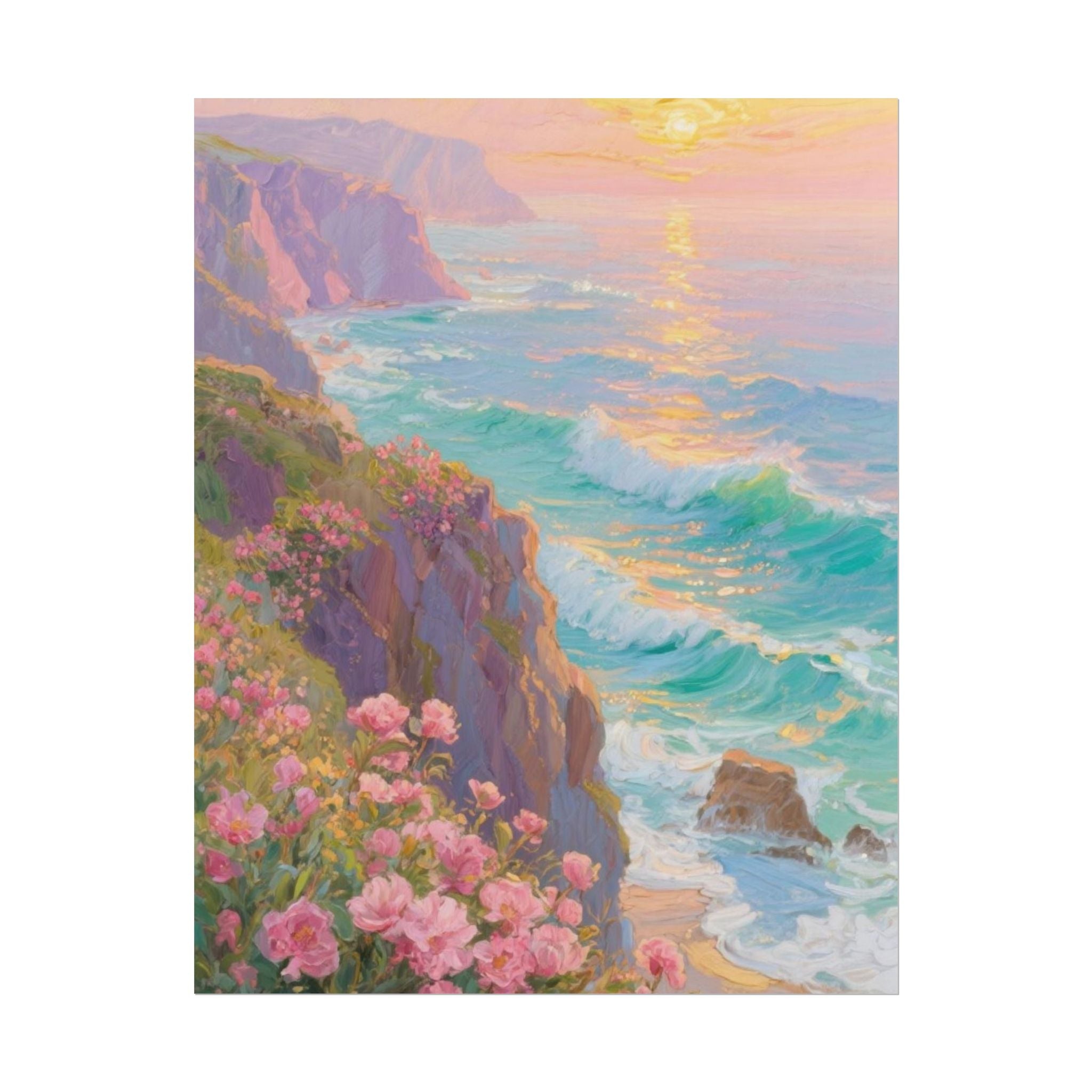 Flower Coast Unframed Poster