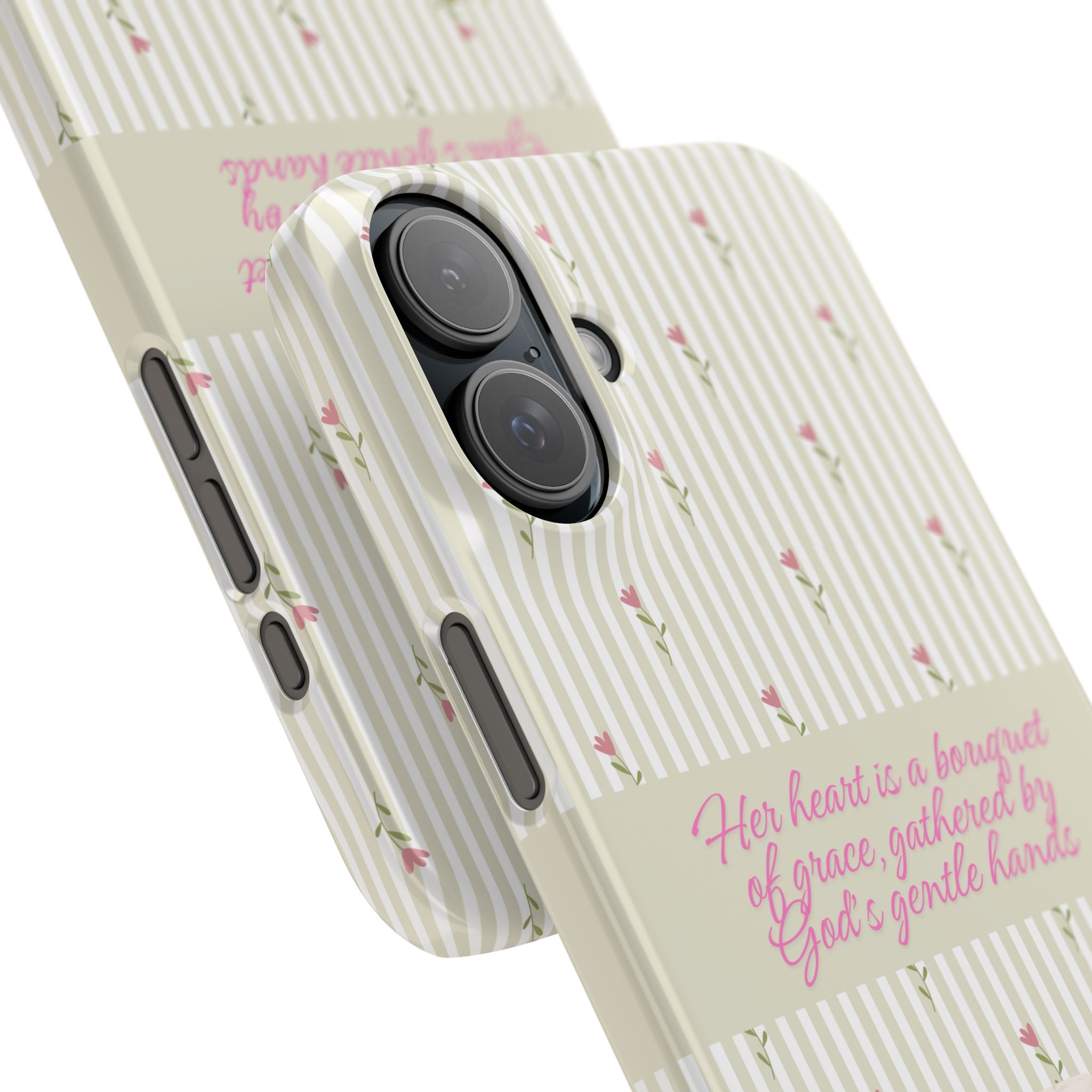 Her Heart Is A Bouquet Of Grace iPhone Case