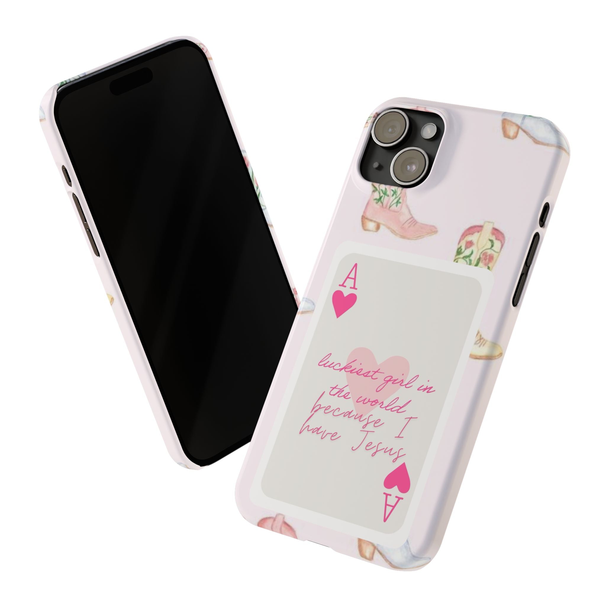 Luckiest Girl In The World iPhone Case