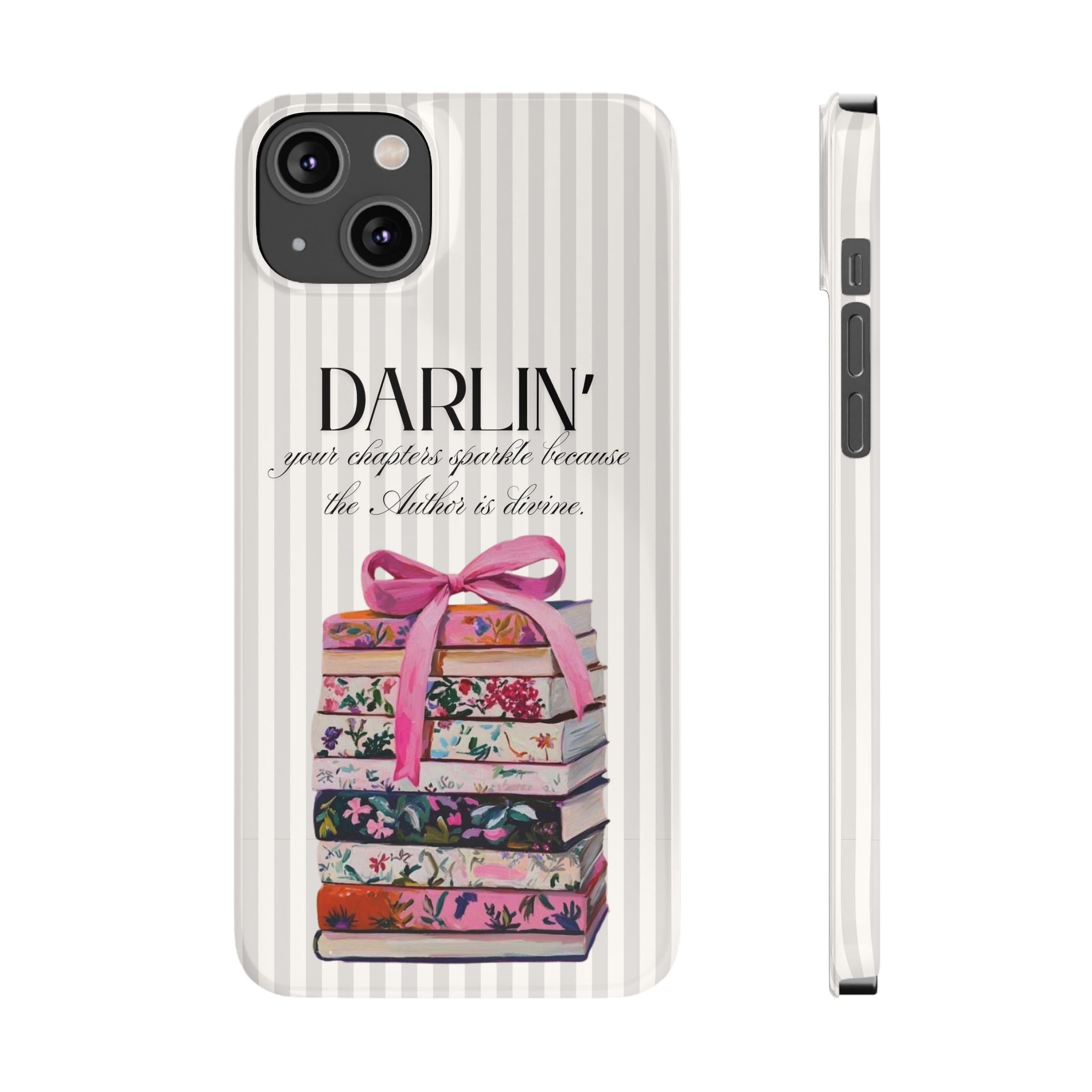 Darlin’ The Author Is Devine iPhone Case