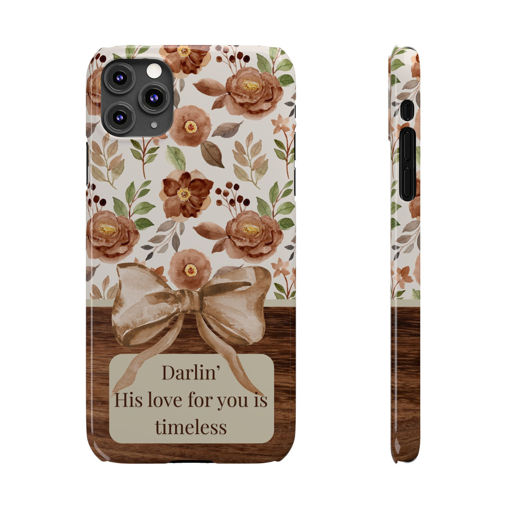 Darlin His Love For You Is Timeless iPhone Case