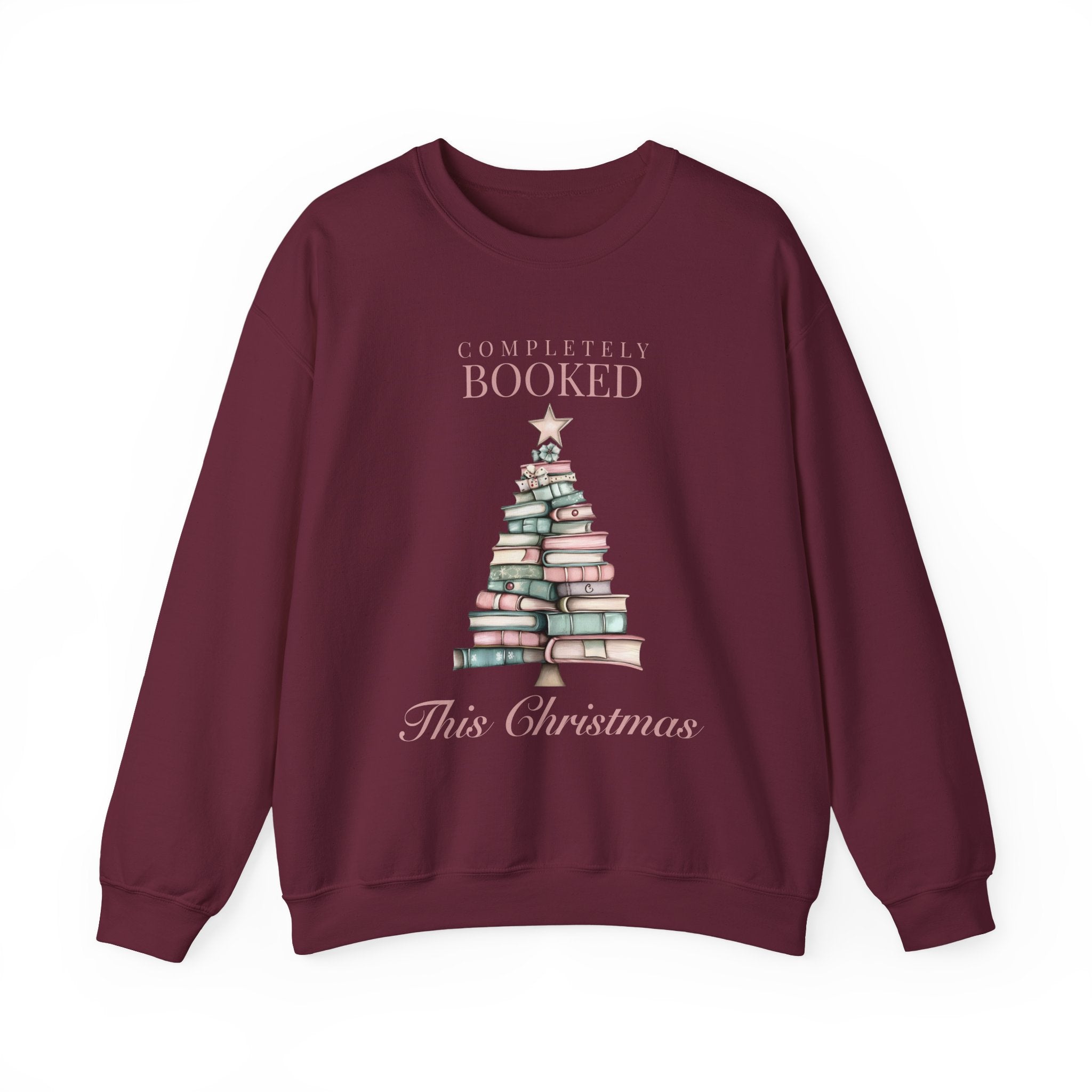 Completely Booked This Christmas Cozy Sweatshirt