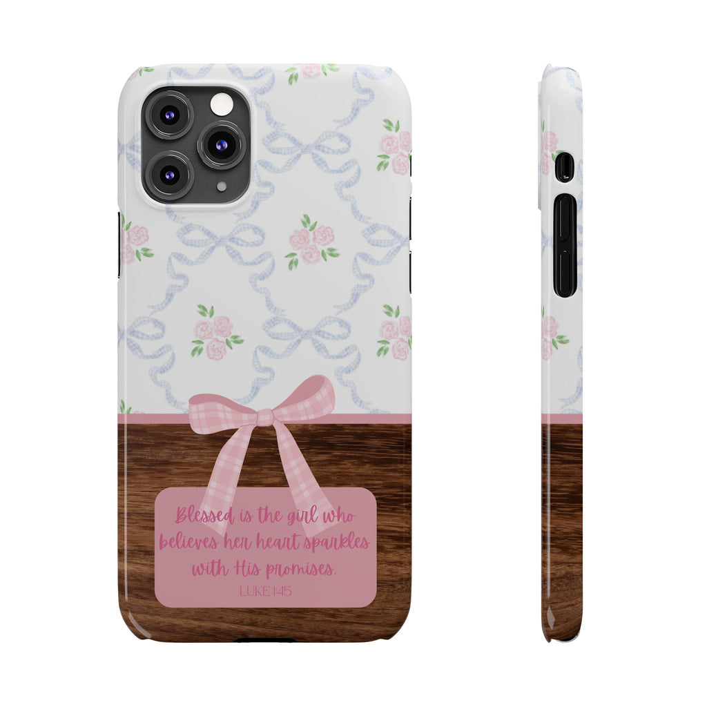 Blessed Is The Girl iPhone Case