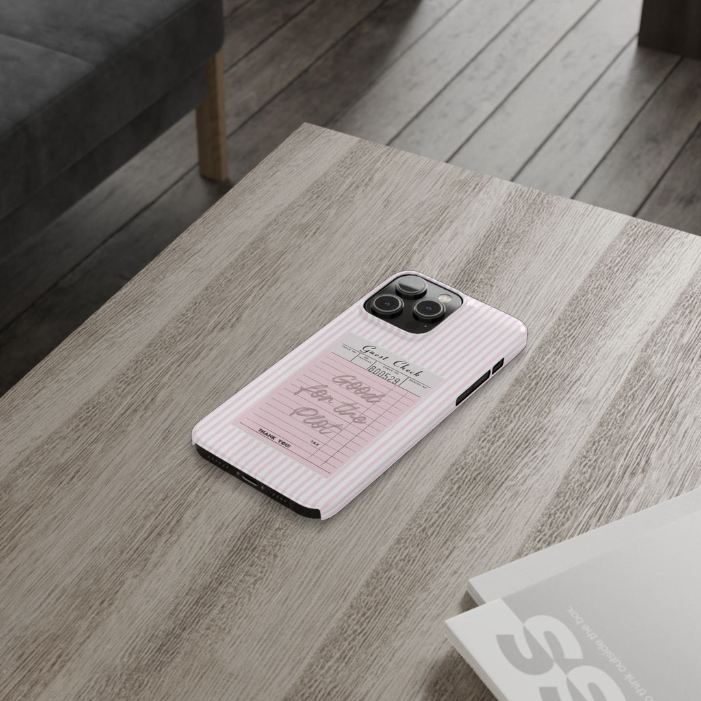 Good For The Plot iPhone Case