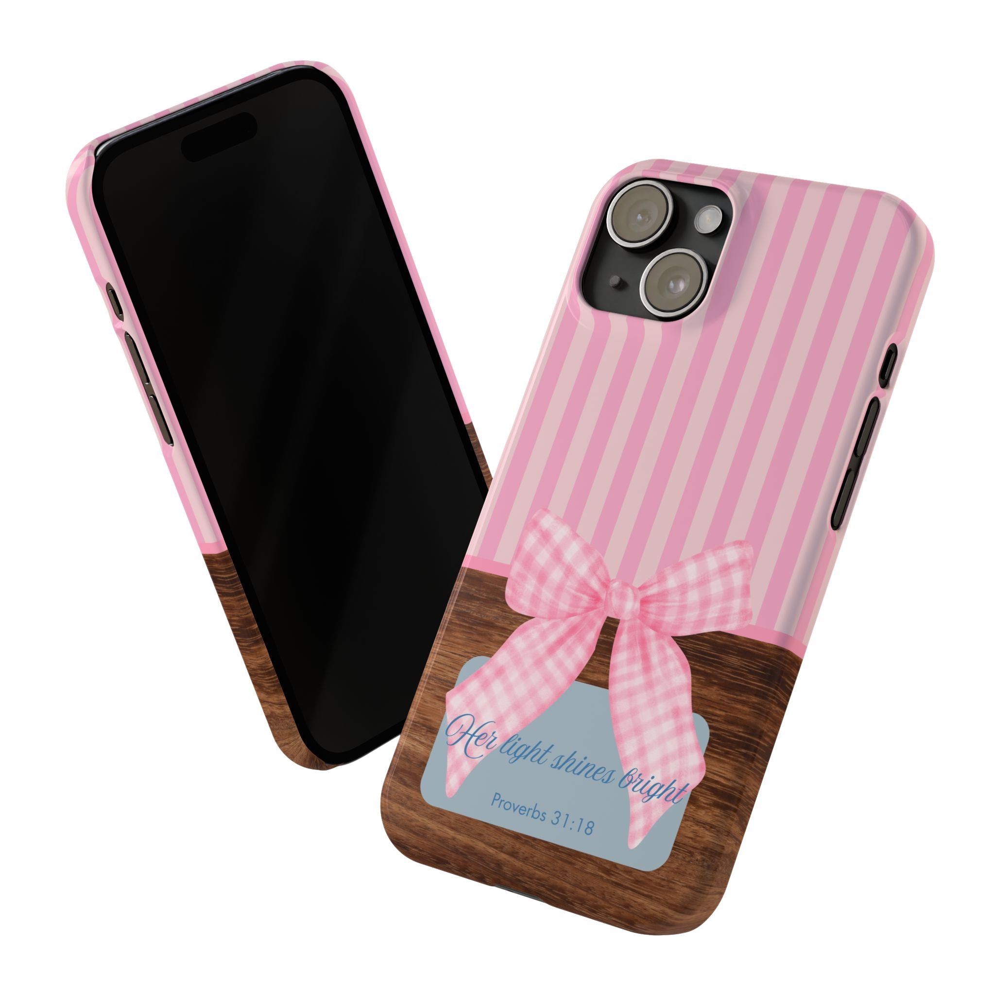 Her Light Shines Bright iPhone Case