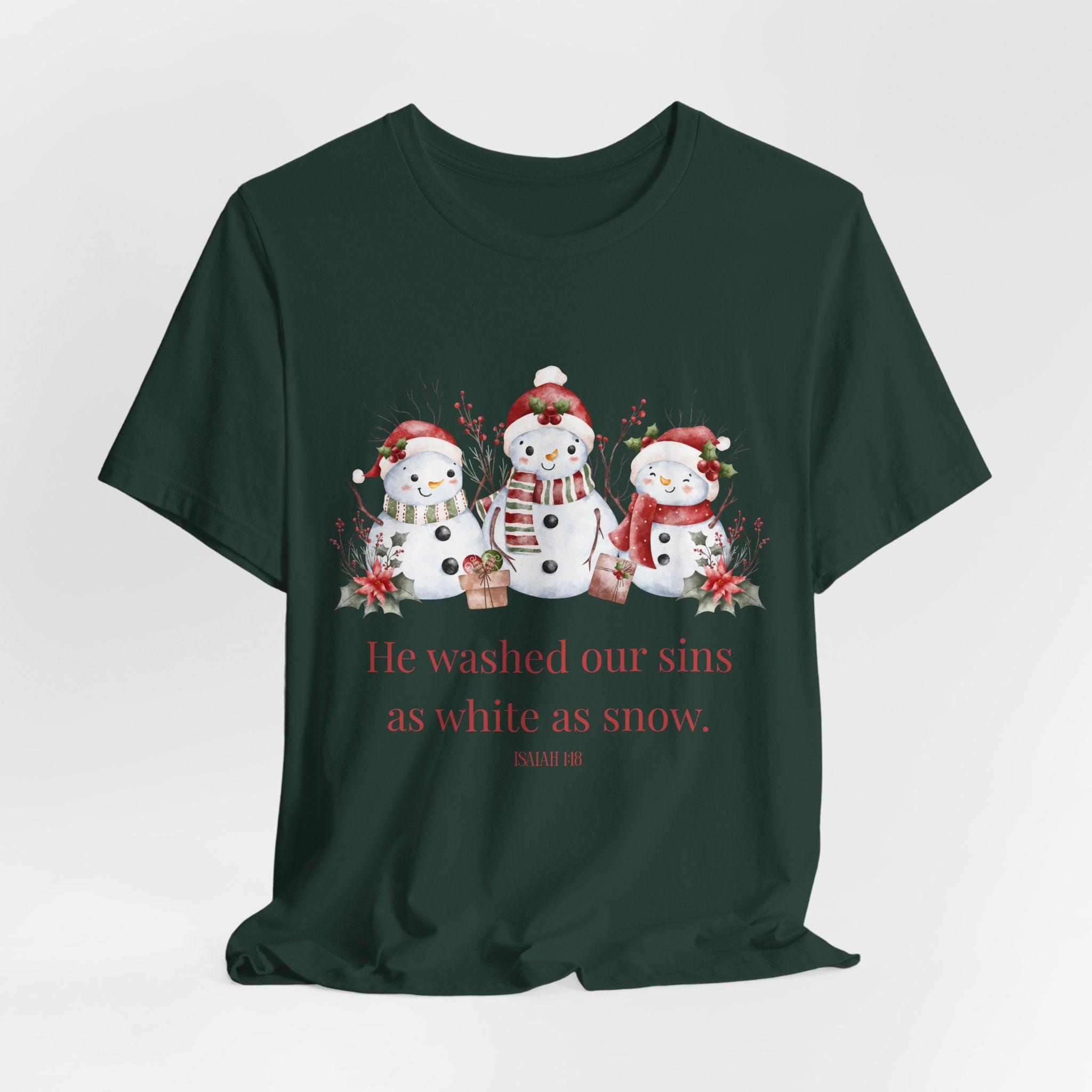 He Washed Our Sin As White As Snow Tee