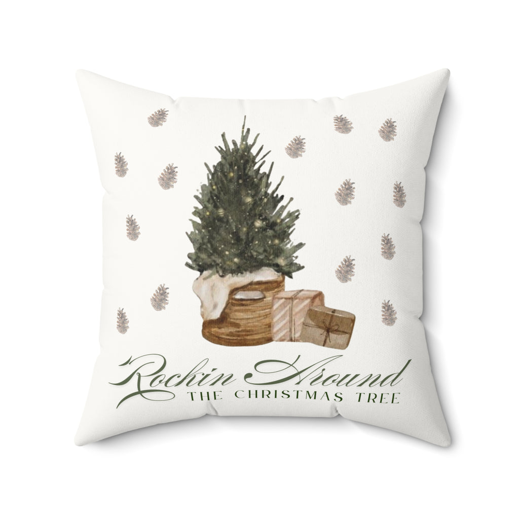 Rockin Around The Christmas Tree Pillow