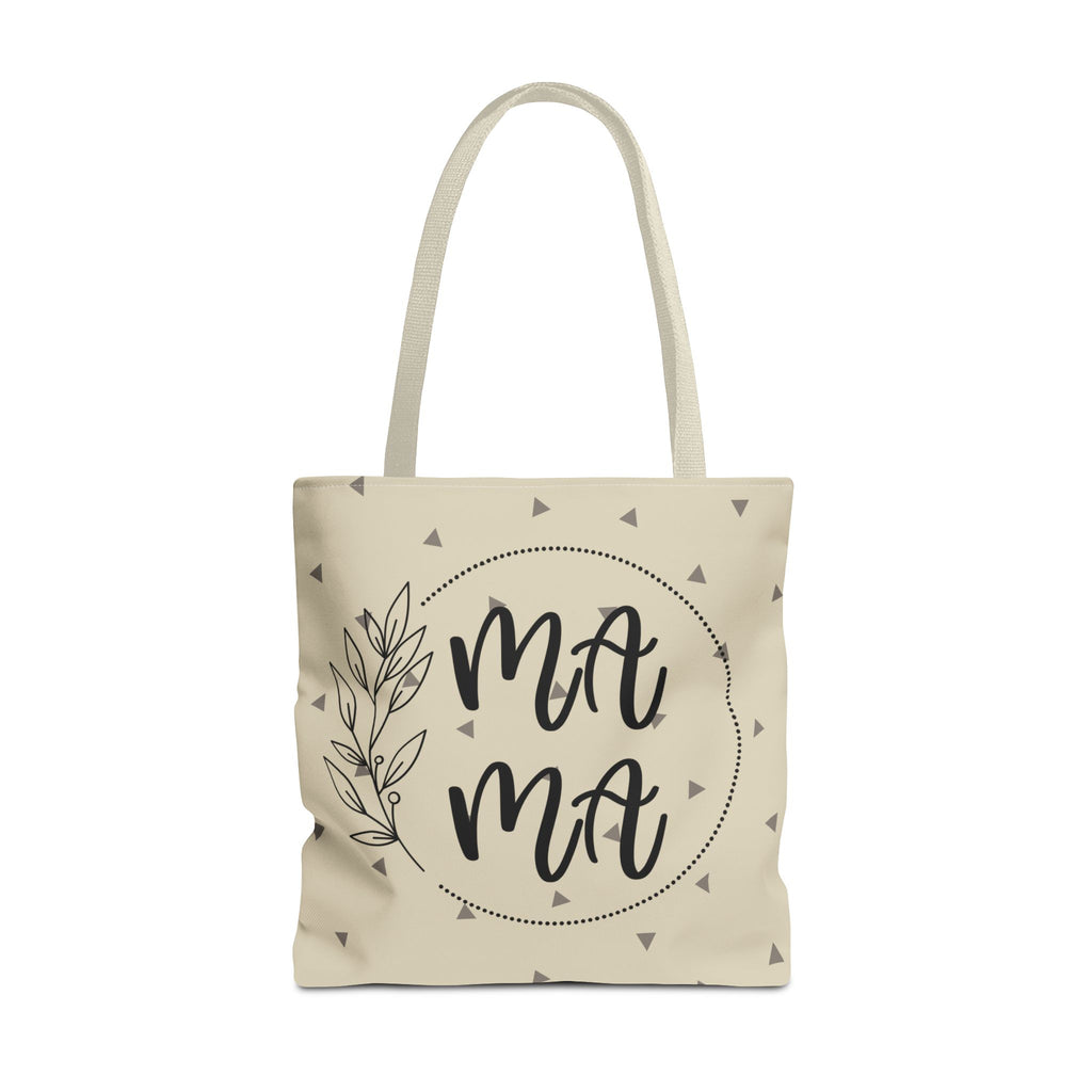MAMA Beige Tote Bag
