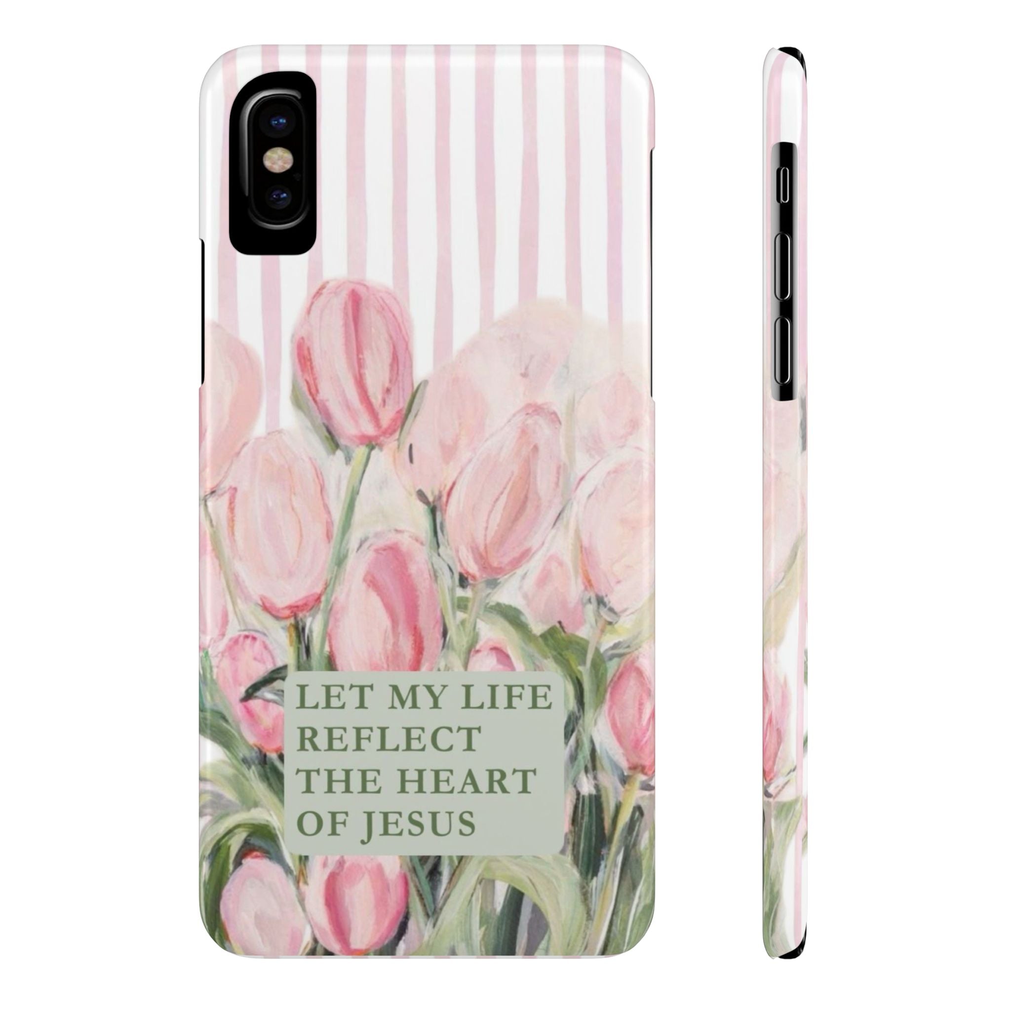 Let My Life Reflect The Heart Of Jesus iPhone Case