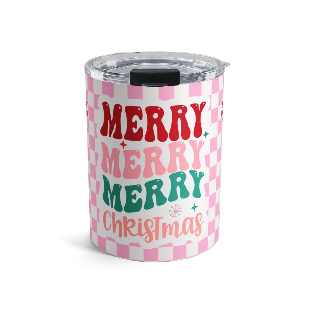 Merry Merry Merry Christmas Mini Tumbler