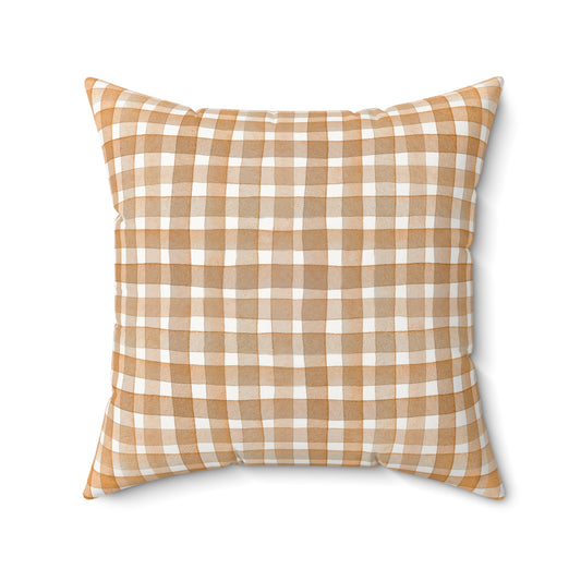 Pie Plaid Pillow