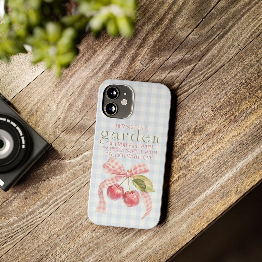 Her Soul Is A Garden iPhone Case