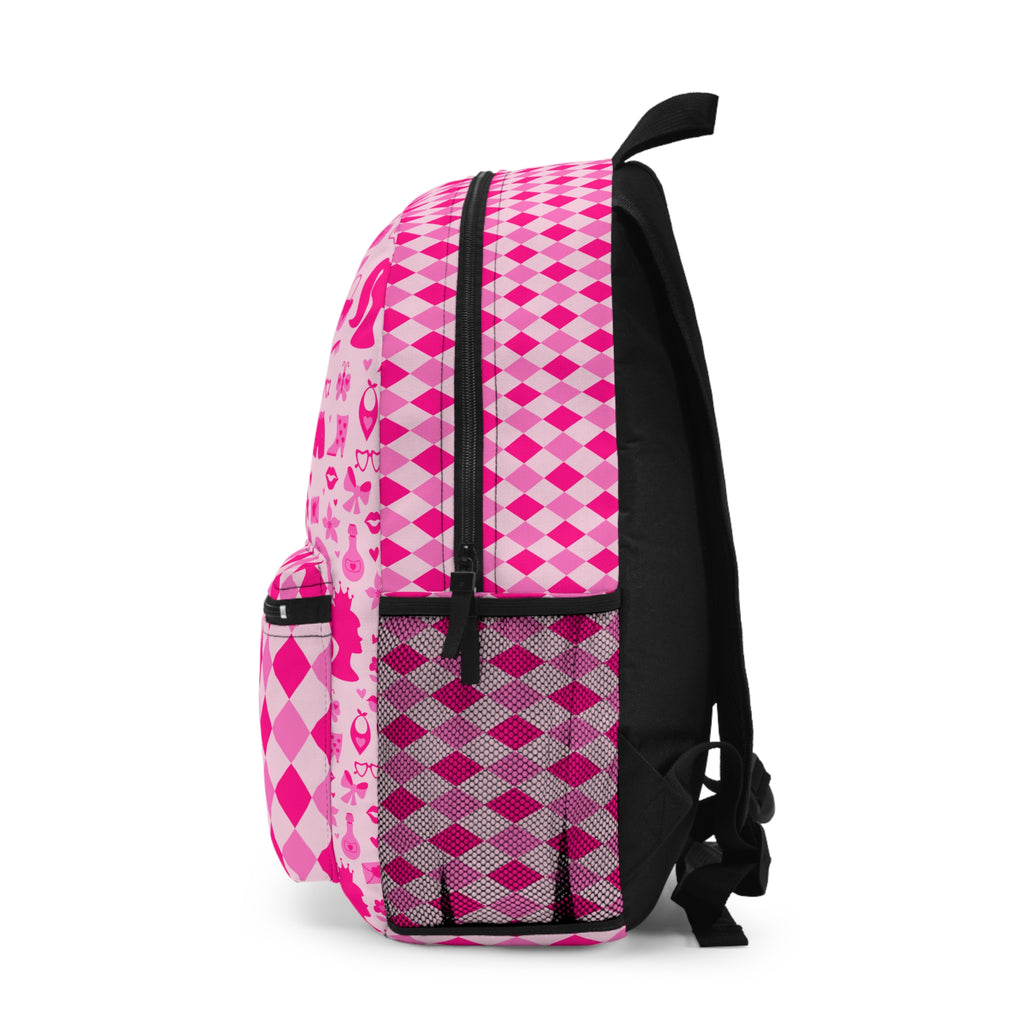 Pink Princess Hot Pink Backpack