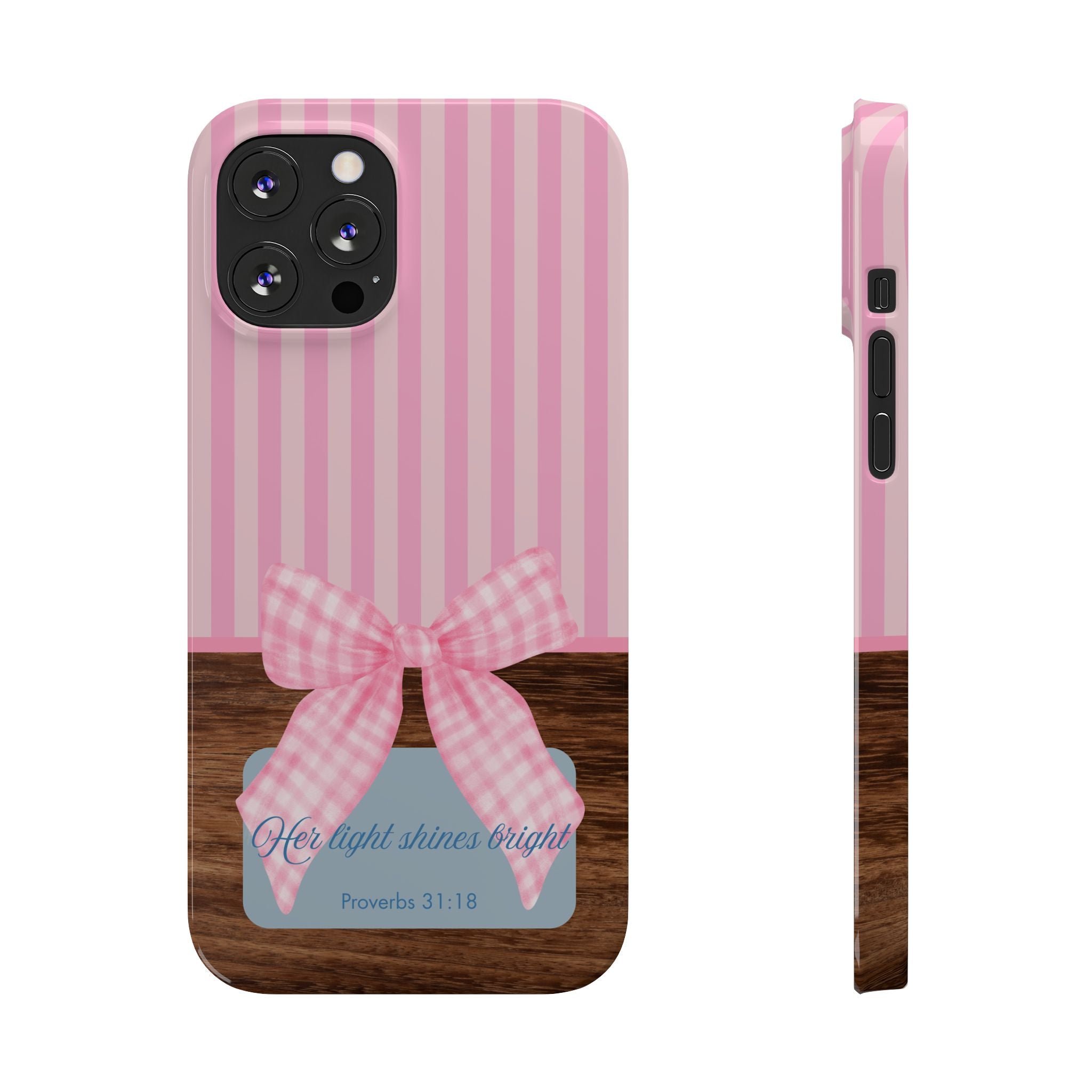 Her Light Shines Bright iPhone Case