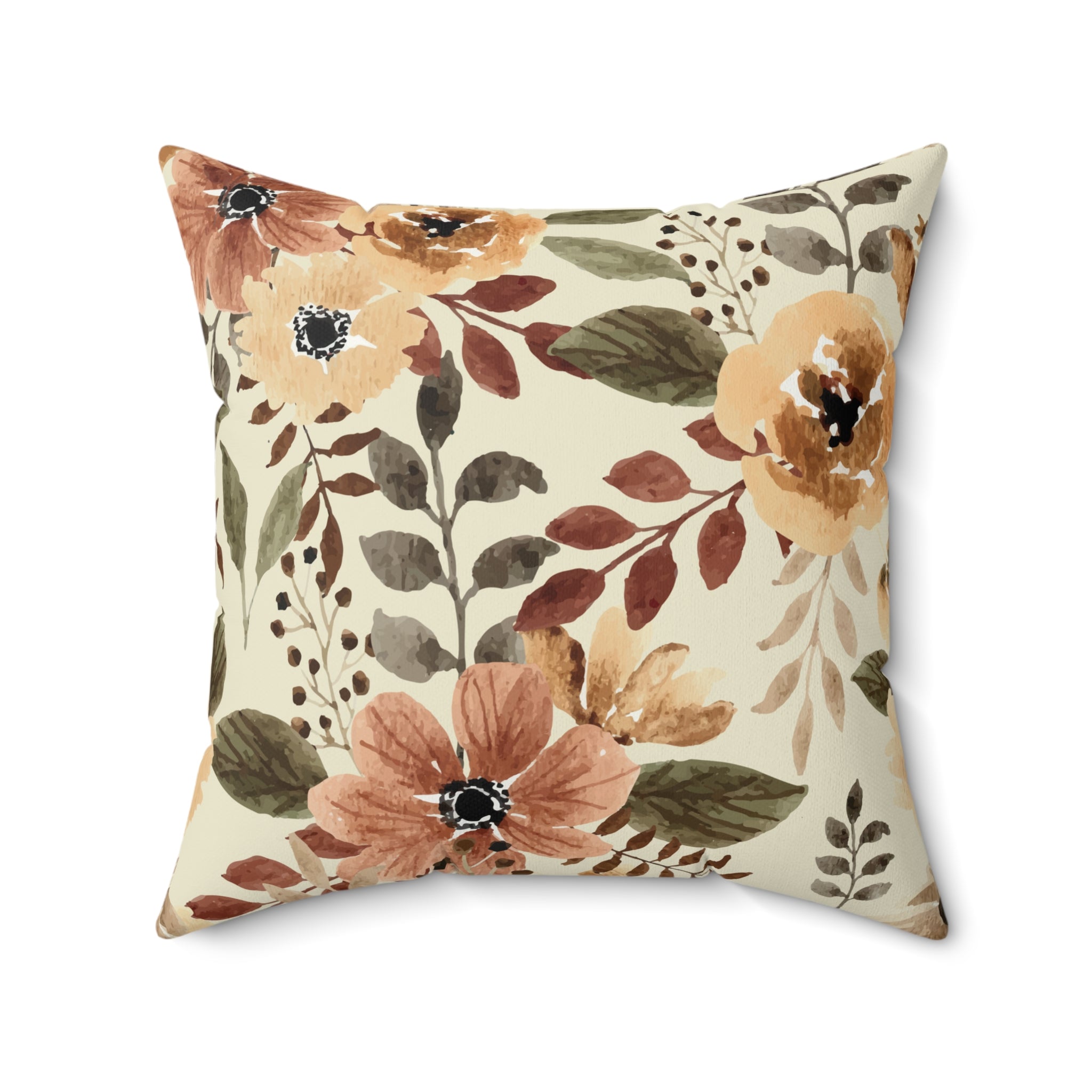 Neutral Flower Pillow