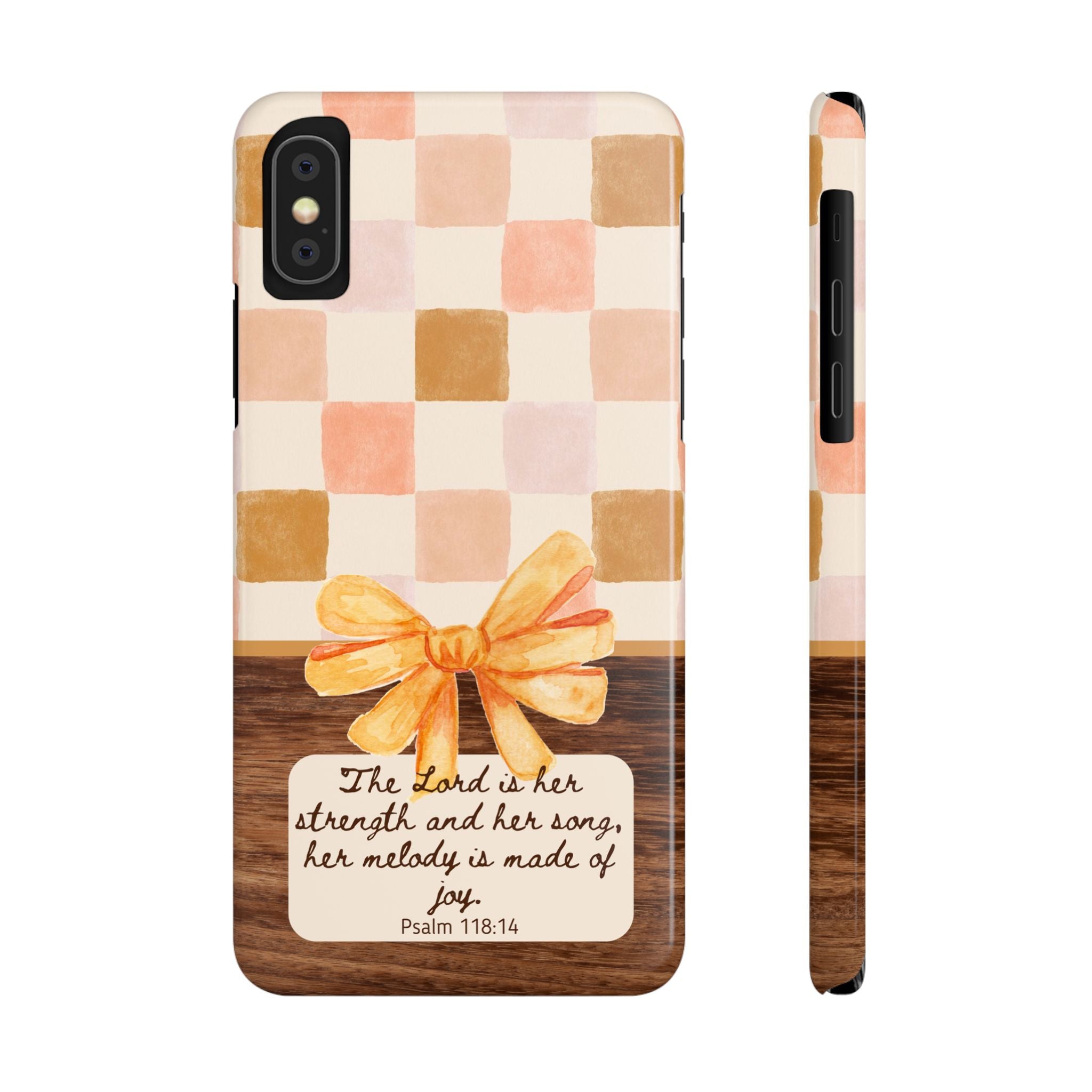 The Lord Is Her Strength iPhone Case
