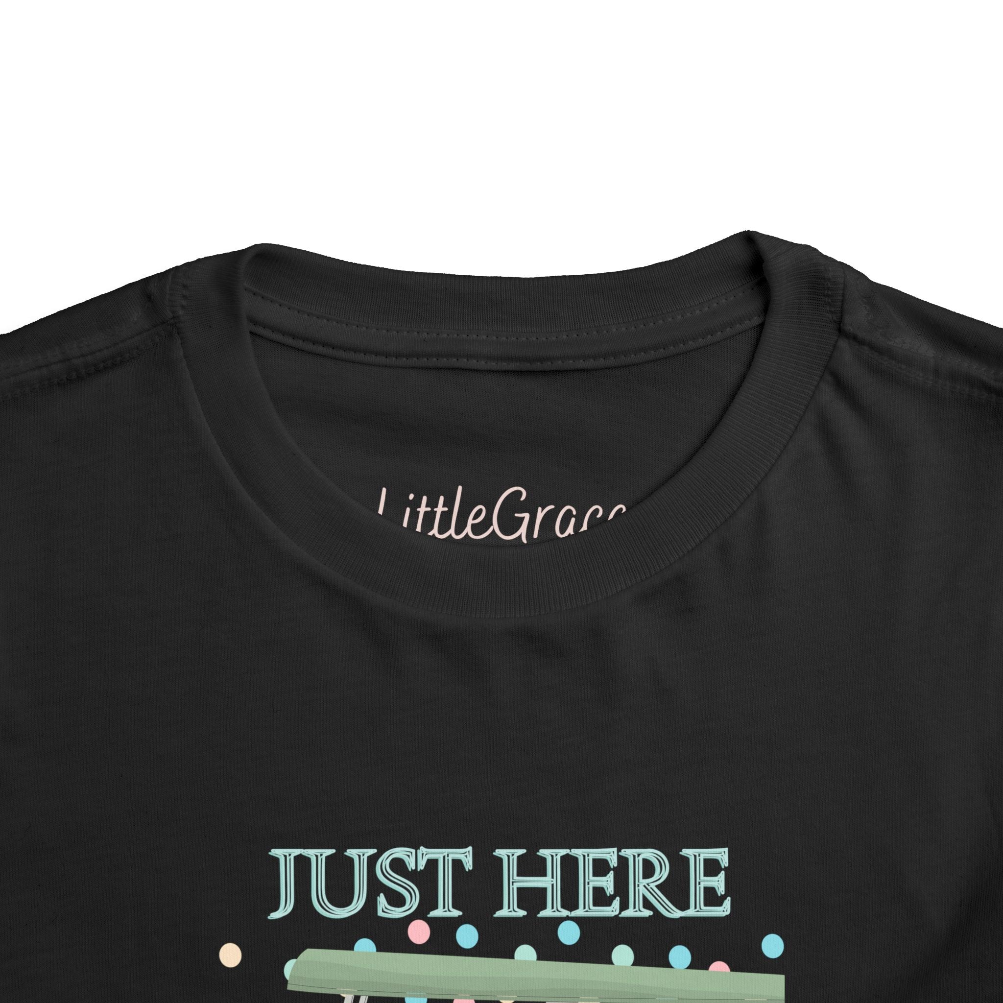 Just here for the snacks golf Toddler Tee