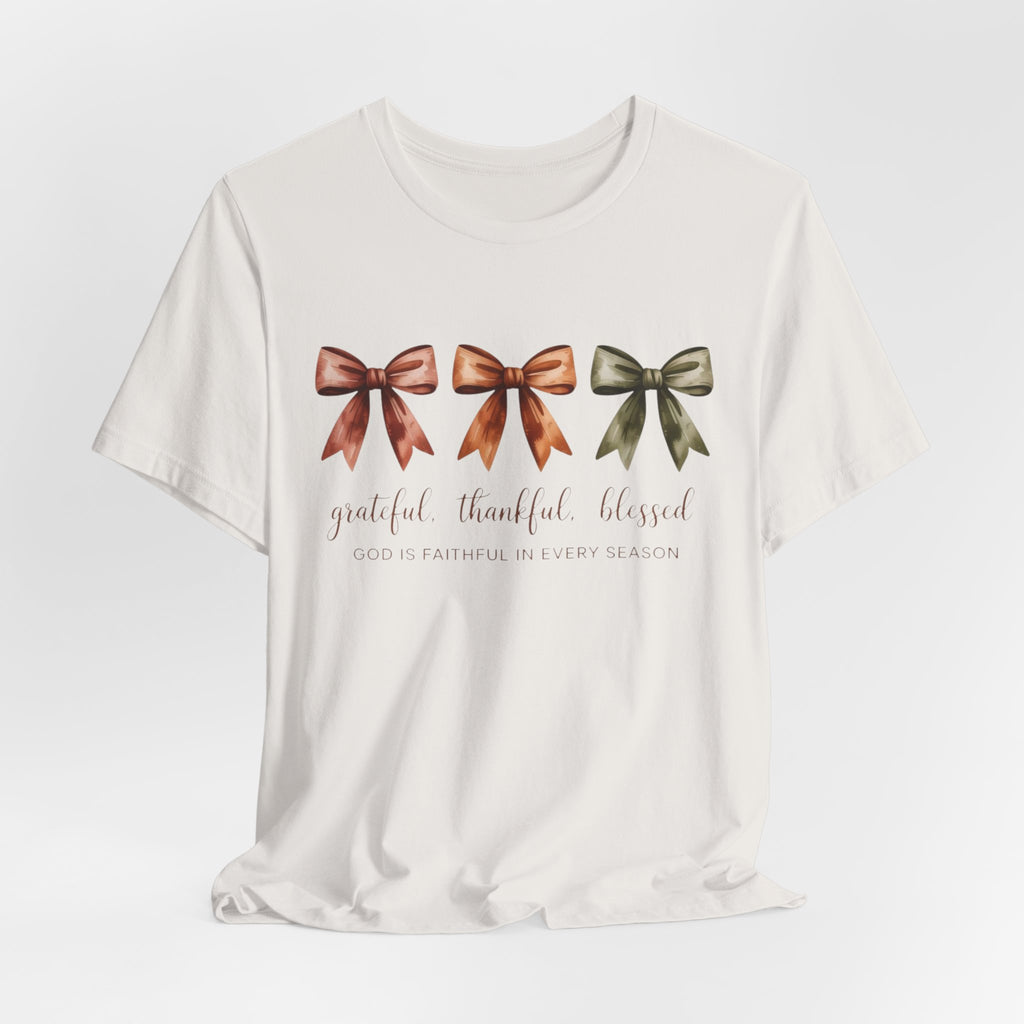 Grateful, Thankful, & Blessed Tee