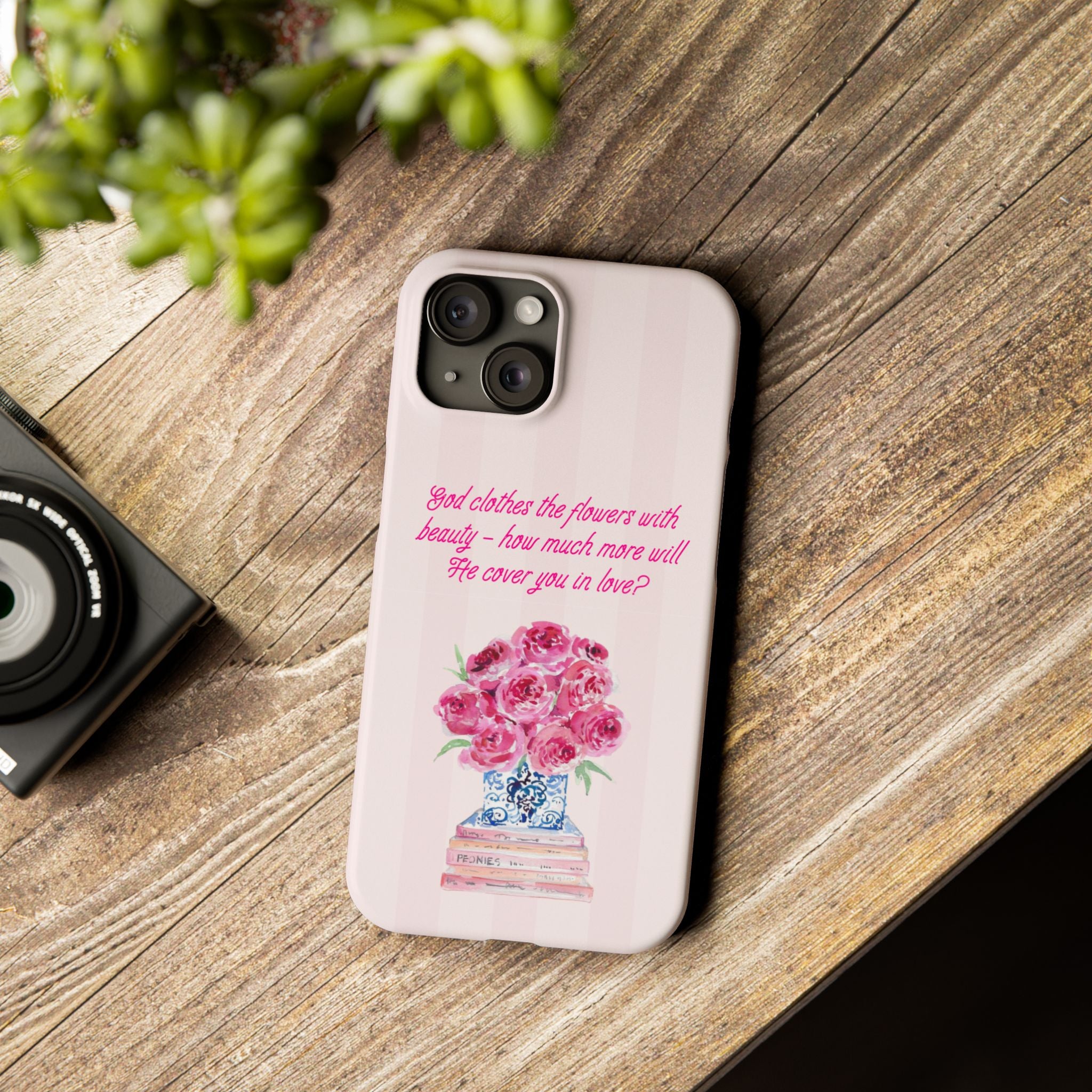 God Clothes The Flowers In Beauty Calling iPhone Case