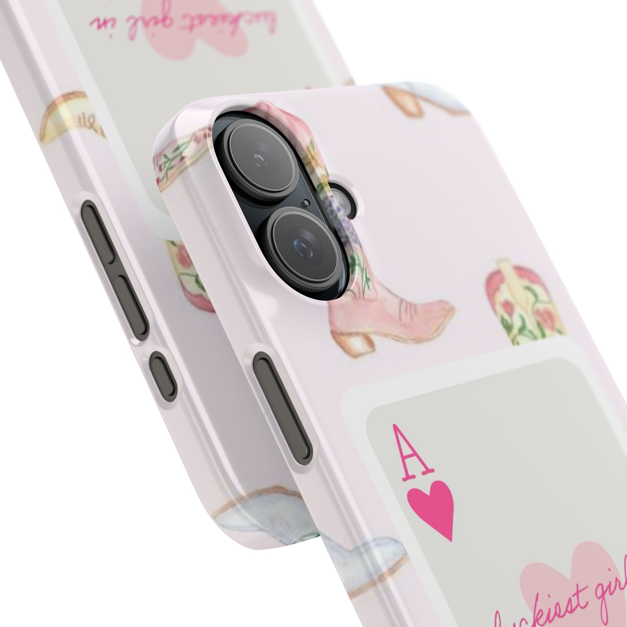 Luckiest Girl In The World iPhone Case