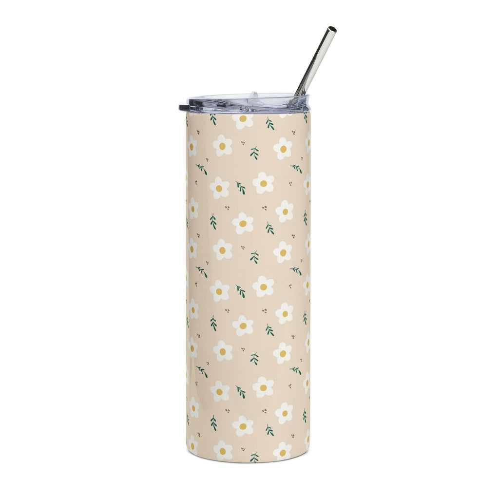 Beige Botanica 20oz Tumbler