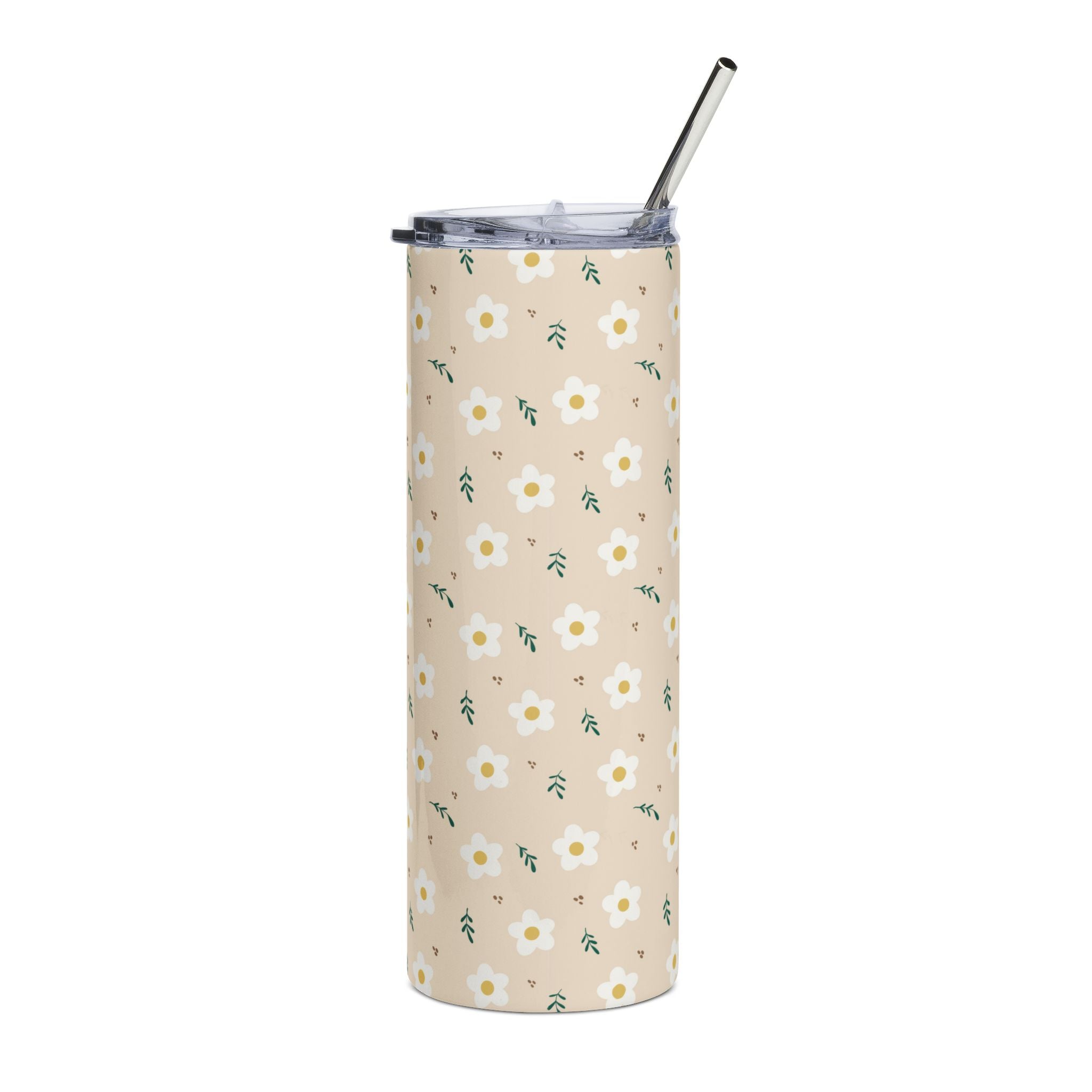 Beige Botanica 20oz Tumbler
