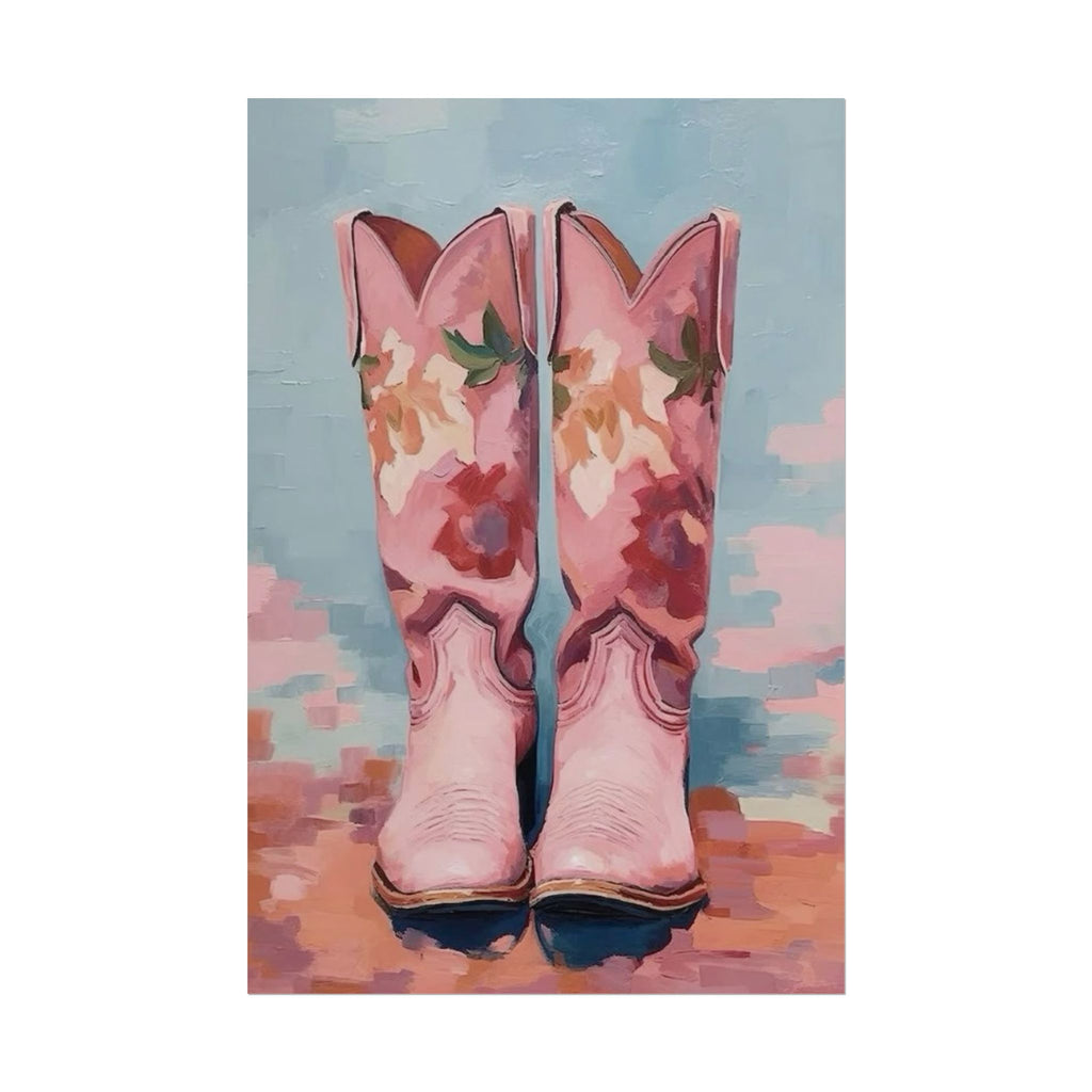 Cowgirl Boots Unframed Poster